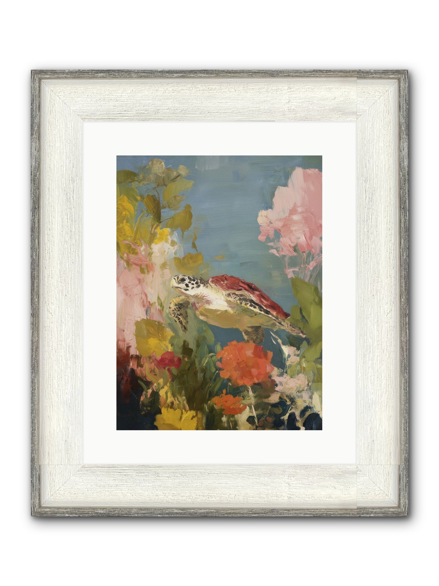 Garden Of Light Framed Print - Driftwood White 12x16