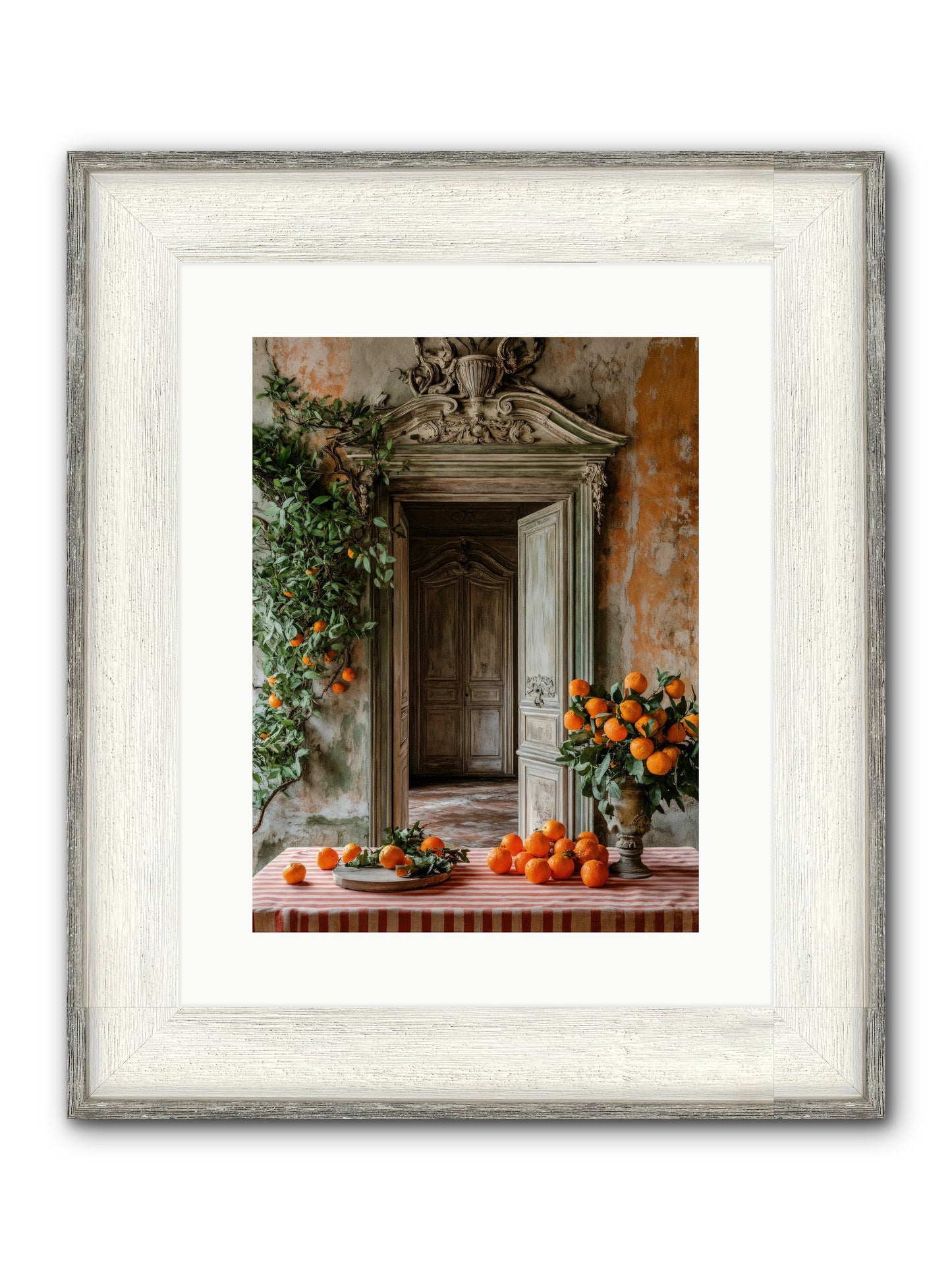 Garden Of Lost Dukes Framed Print - Driftwood White 12x16