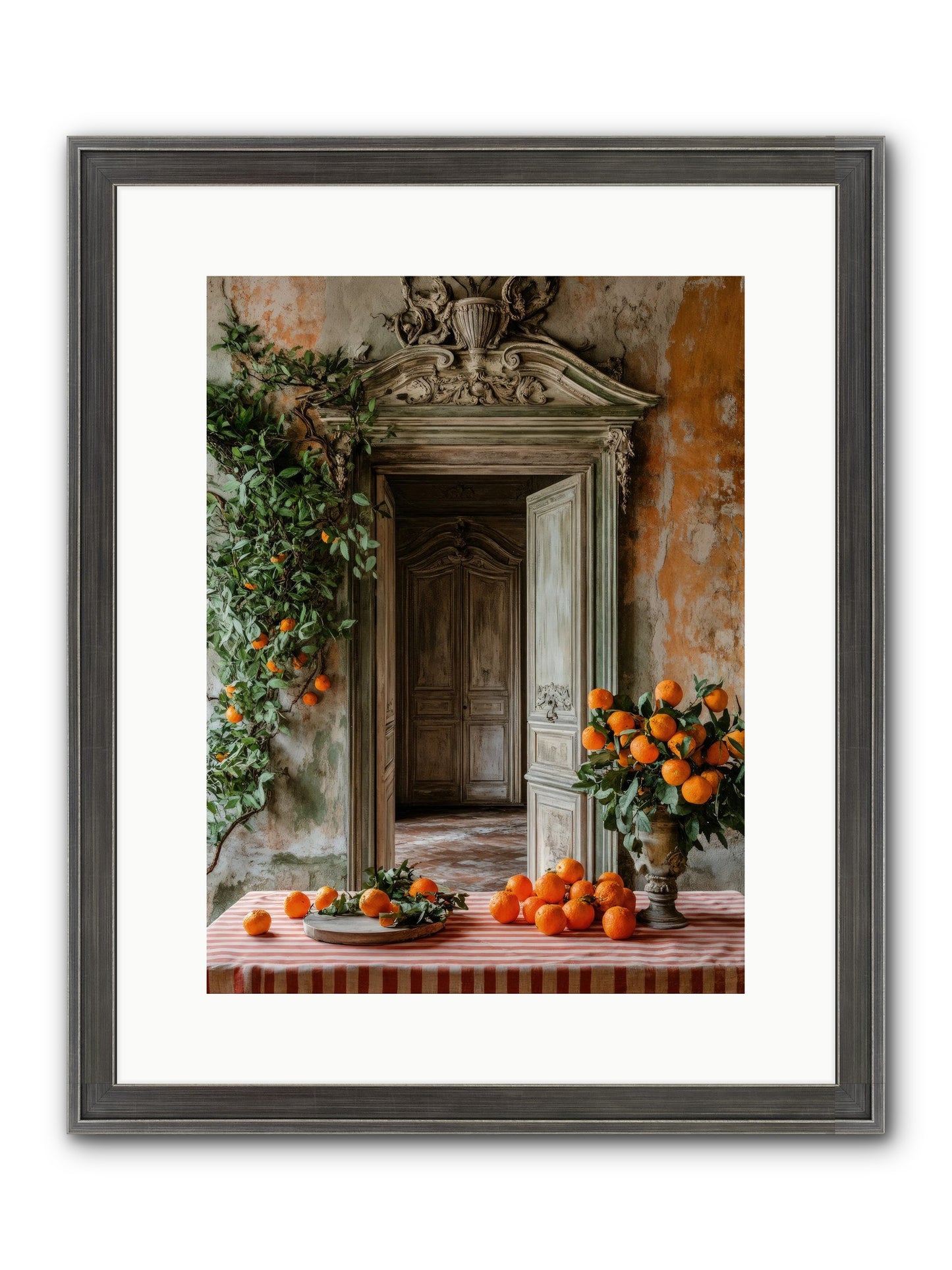 Garden Of Lost Dukes Framed Print - Slimwoods Black/Silver 12x16