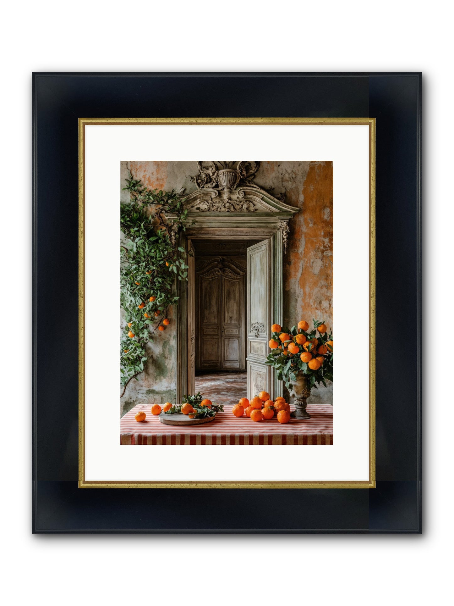 Garden Of Lost Dukes Framed Print - Wide Black w/Gold 12x16