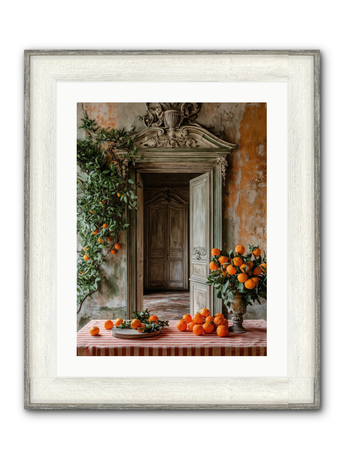 Garden Of Lost Dukes Framed Print - Driftwood White 18x24