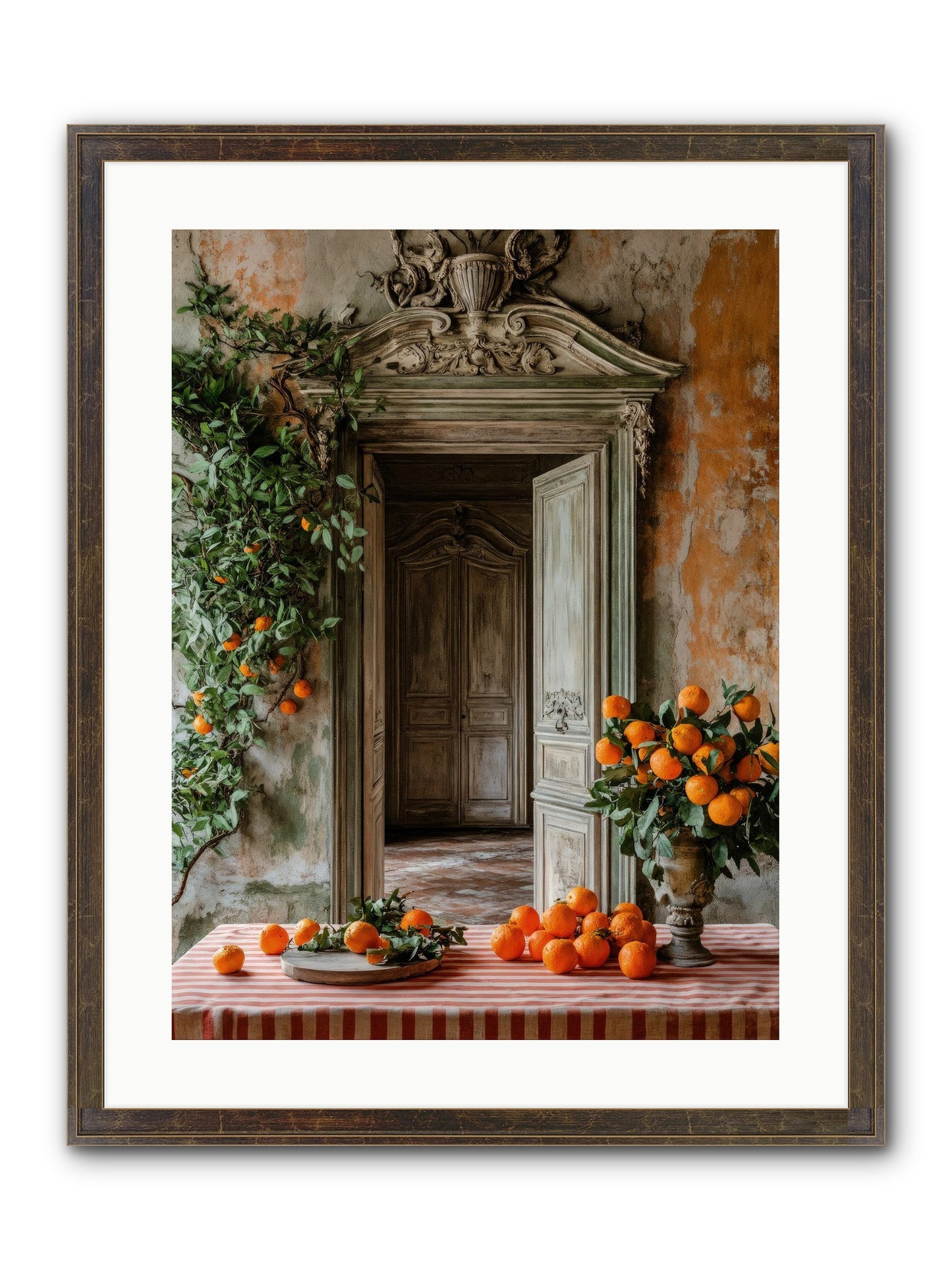 Garden Of Lost Dukes Framed Print - Slimwoods Black/Gold 18x24