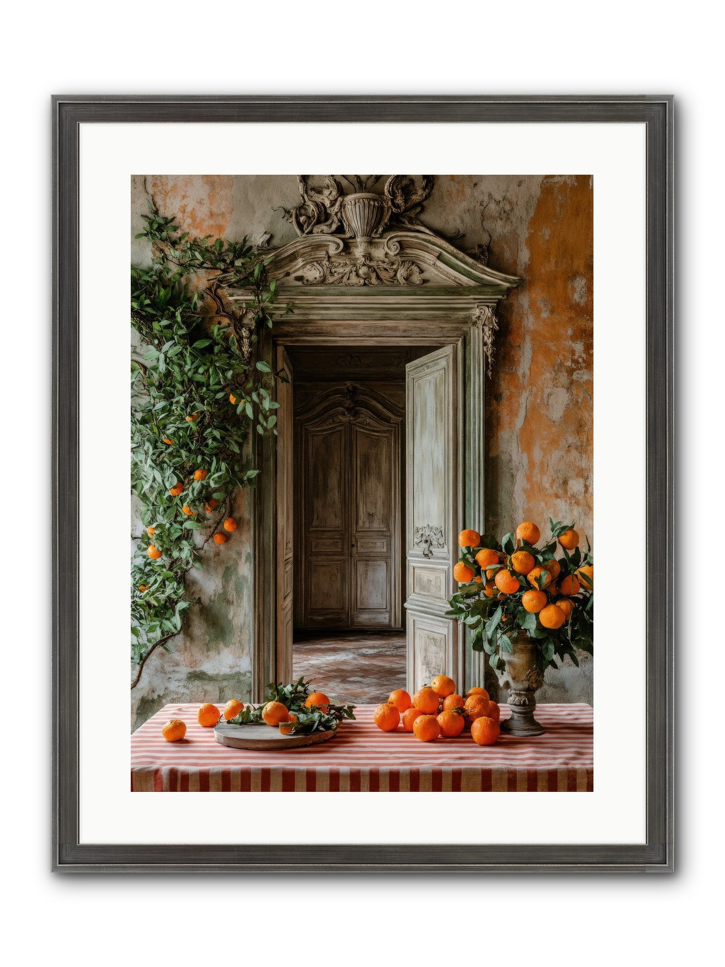 Garden Of Lost Dukes Framed Print - Slimwoods Black/Silver 18x24