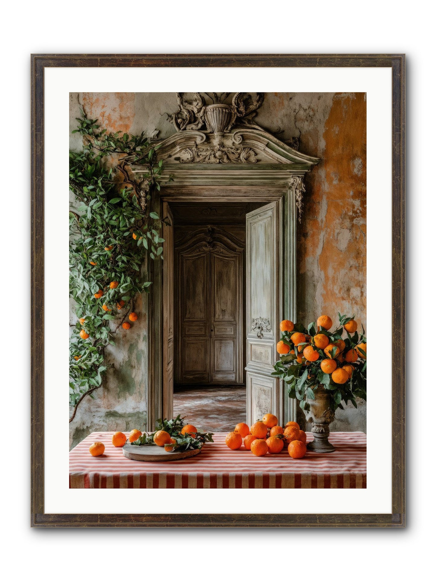 Garden Of Lost Dukes Framed Print - Slimwoods Black/Gold 24x32
