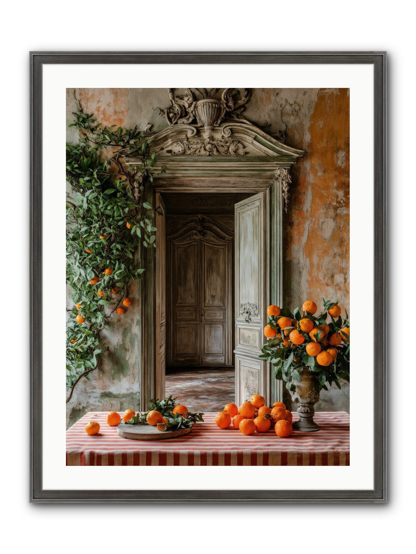 Garden Of Lost Dukes Framed Print - Slimwoods Black/Silver 24x32