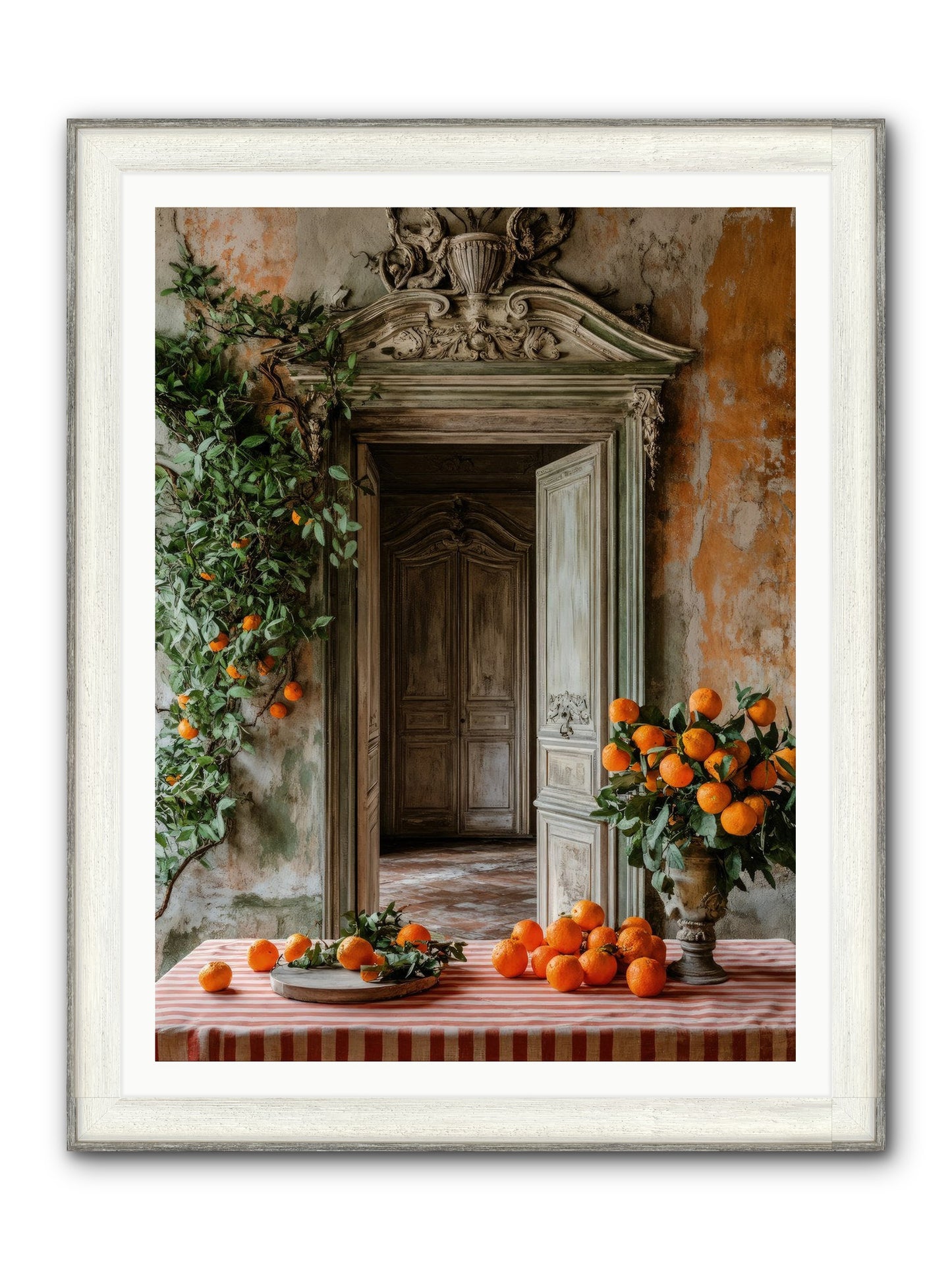 Garden Of Lost Dukes Framed Print - Driftwood White 36x48