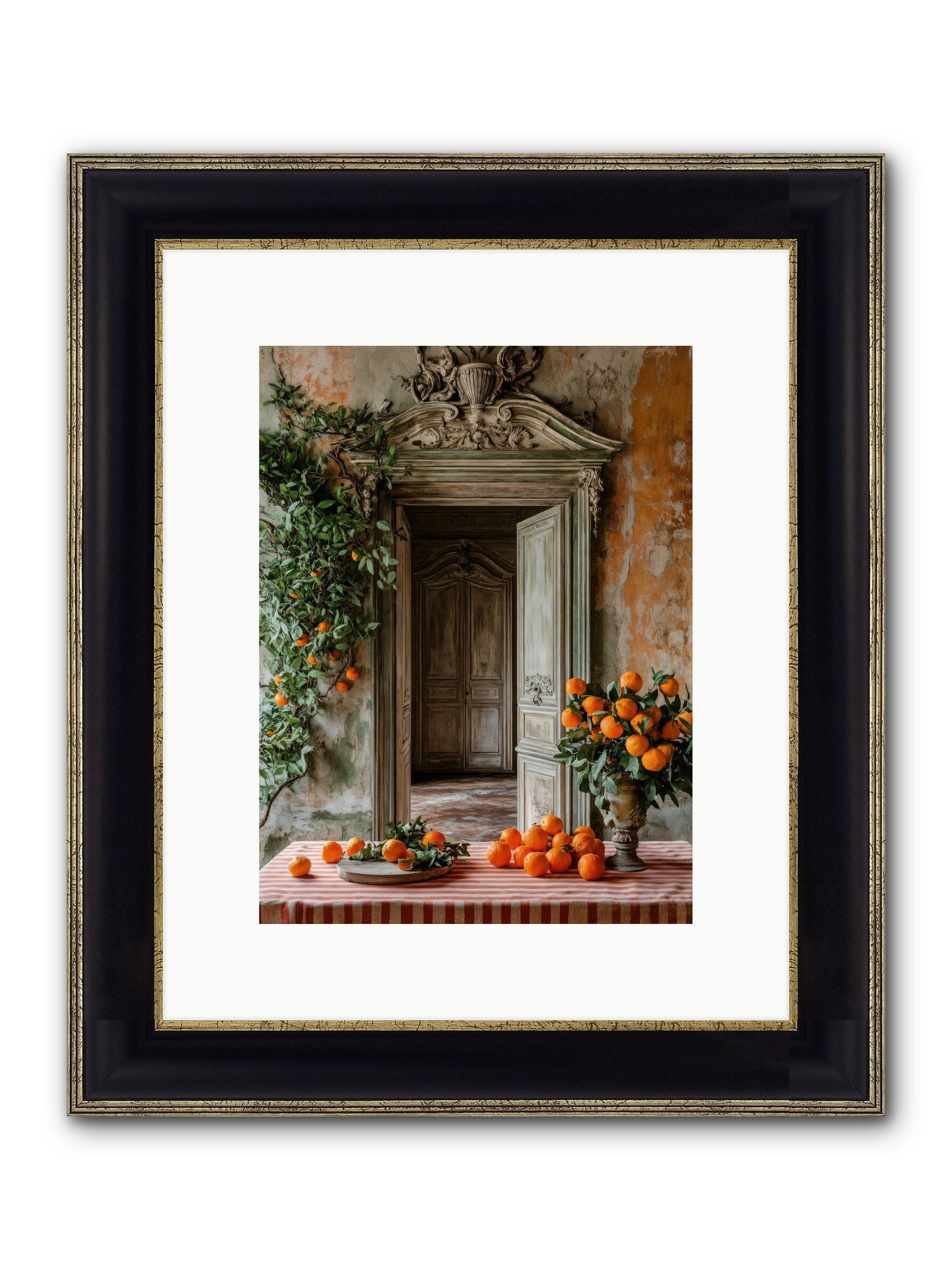 Garden Of Lost Dukes Framed Print - Black & Gold 9x12