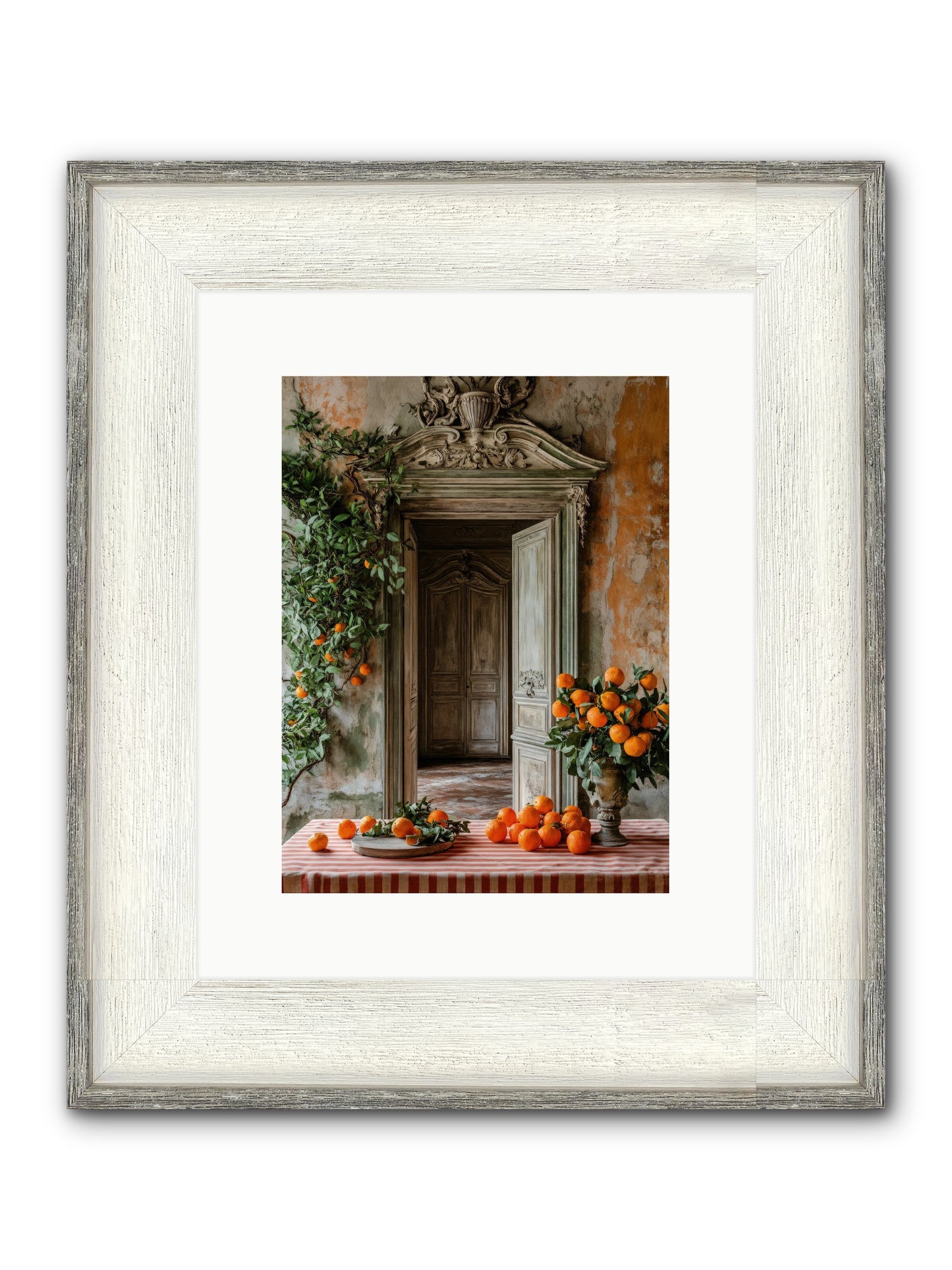Garden Of Lost Dukes Framed Print - Driftwood White 9x12