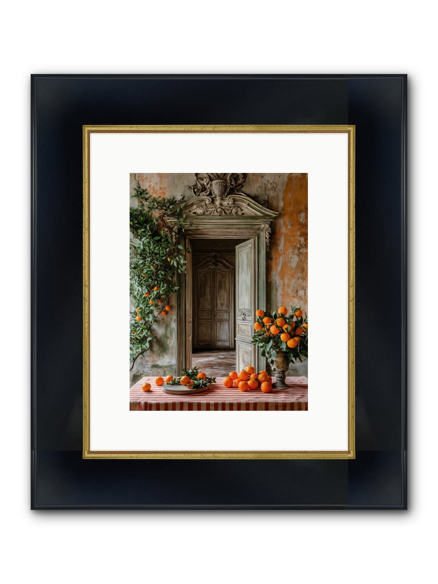 Garden Of Lost Dukes Framed Print - Wide Black w/Gold 9x12