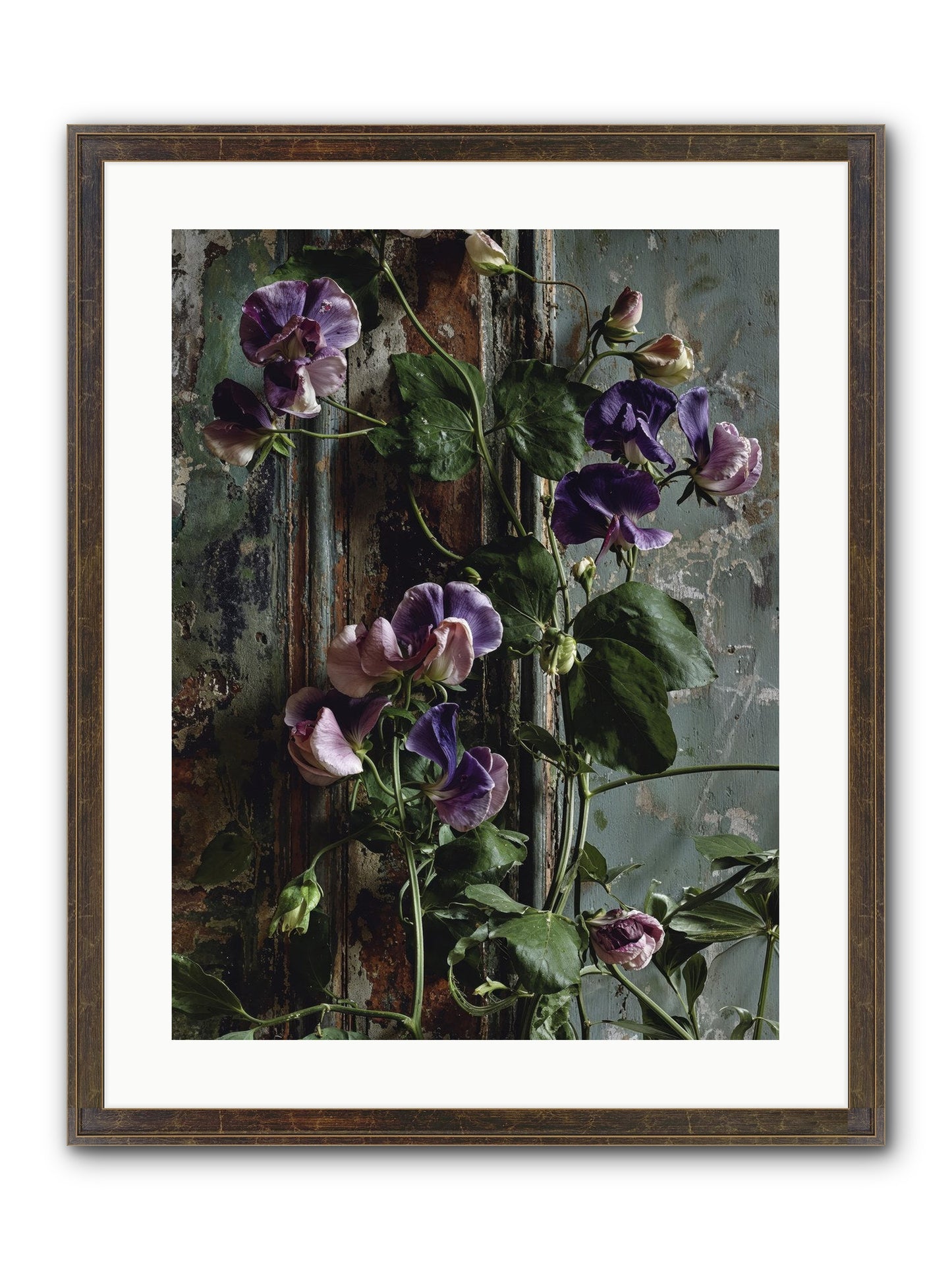 Garden Orphans Framed Print - Slimwoods Black/Gold 18x24