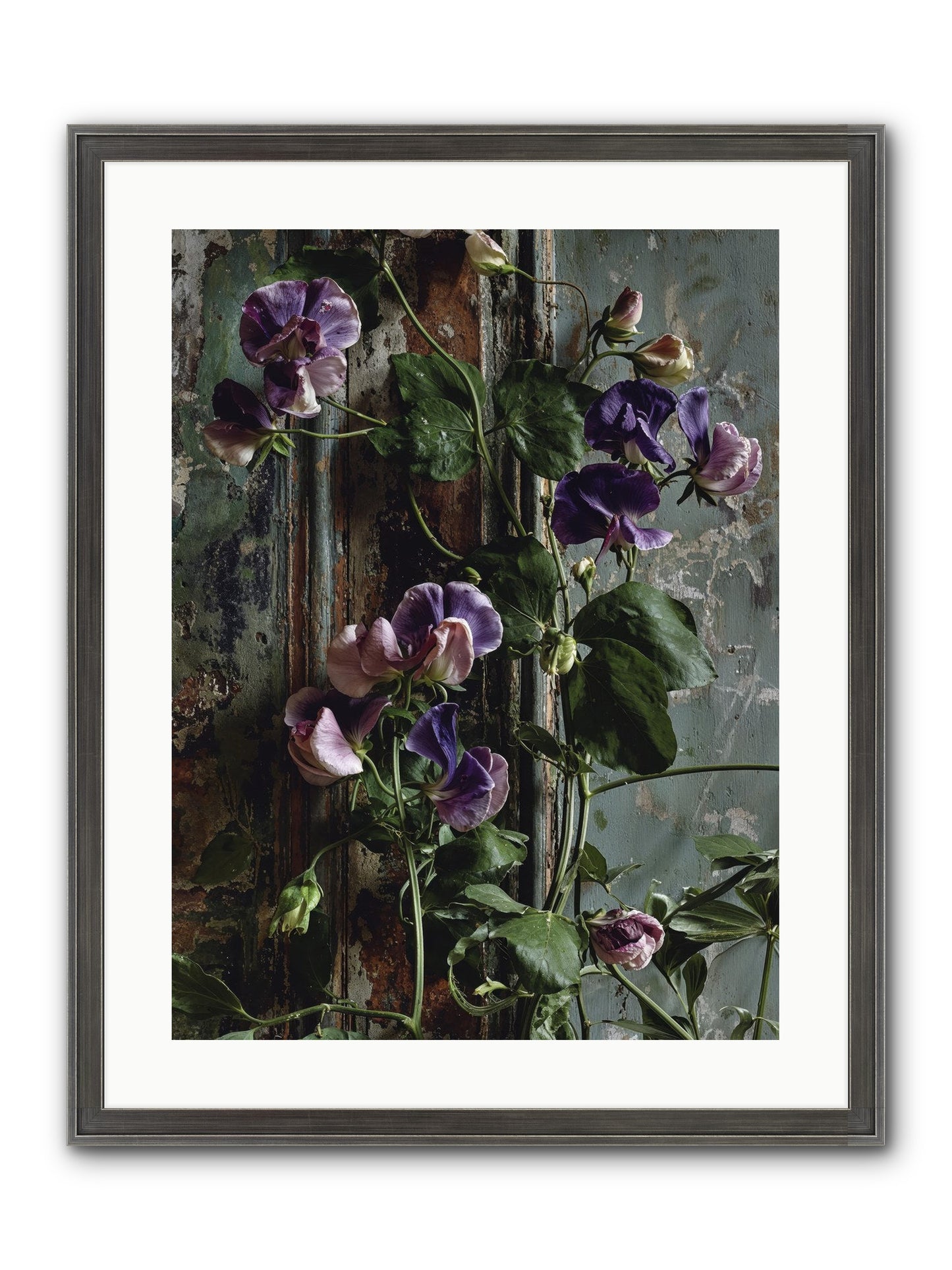 Garden Orphans Framed Print - Slimwoods Black/Silver 18x24
