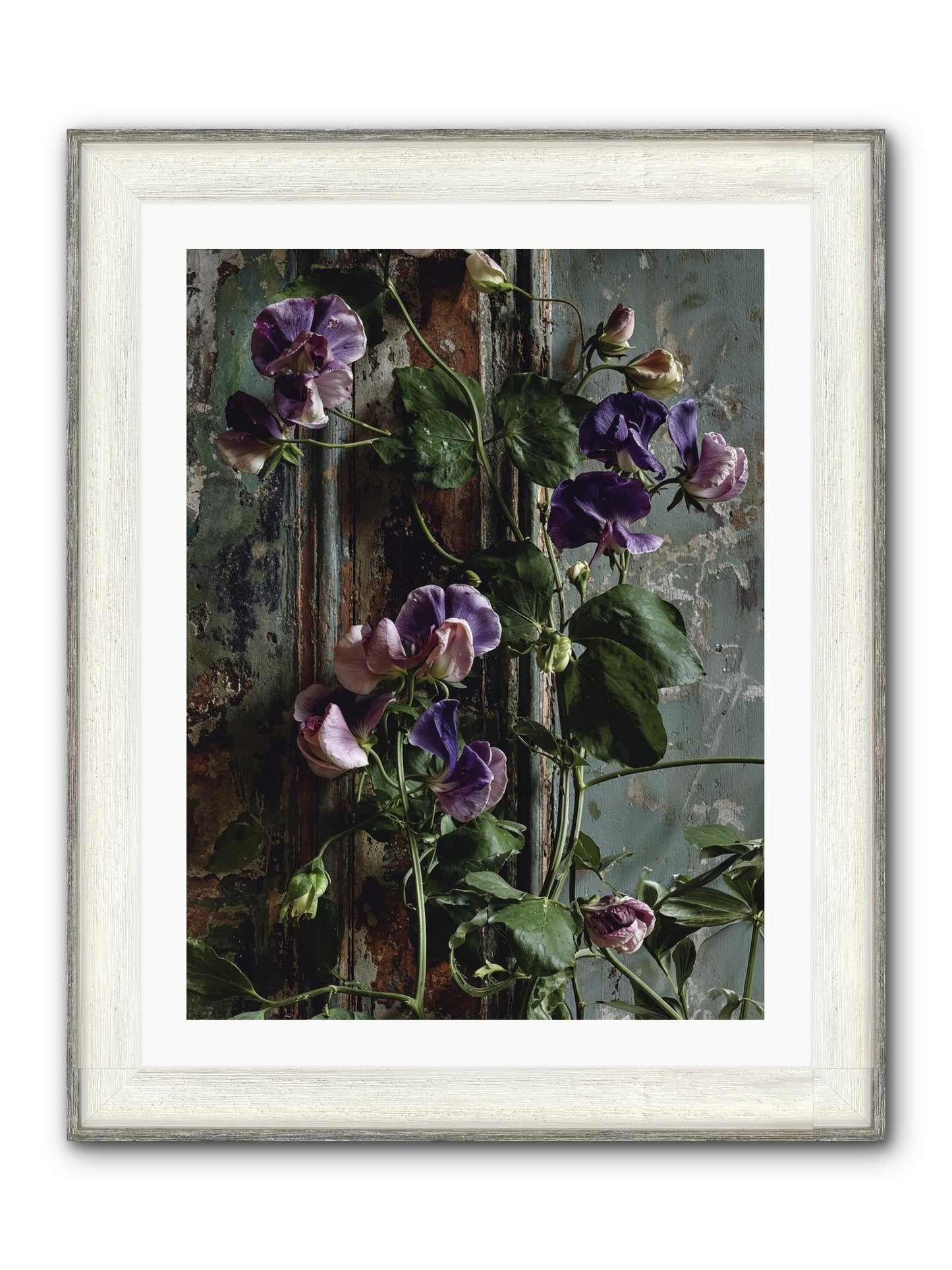 Garden Orphans Framed Print - Driftwood White 24x32