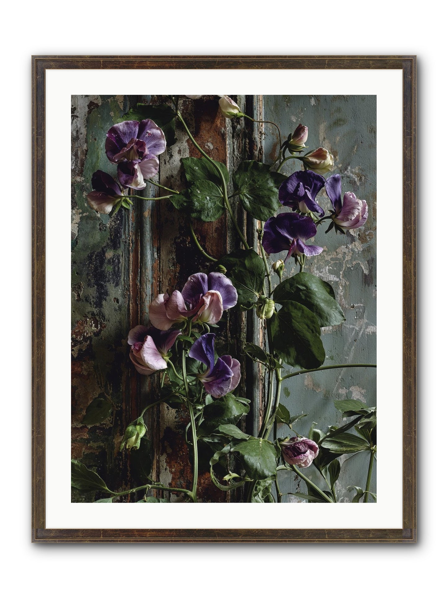 Garden Orphans Framed Print - Slimwoods Black/Gold 24x32