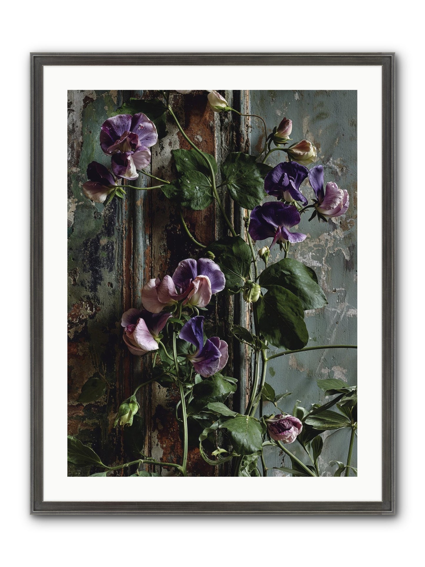 Garden Orphans Framed Print - Slimwoods Black/Silver 24x32