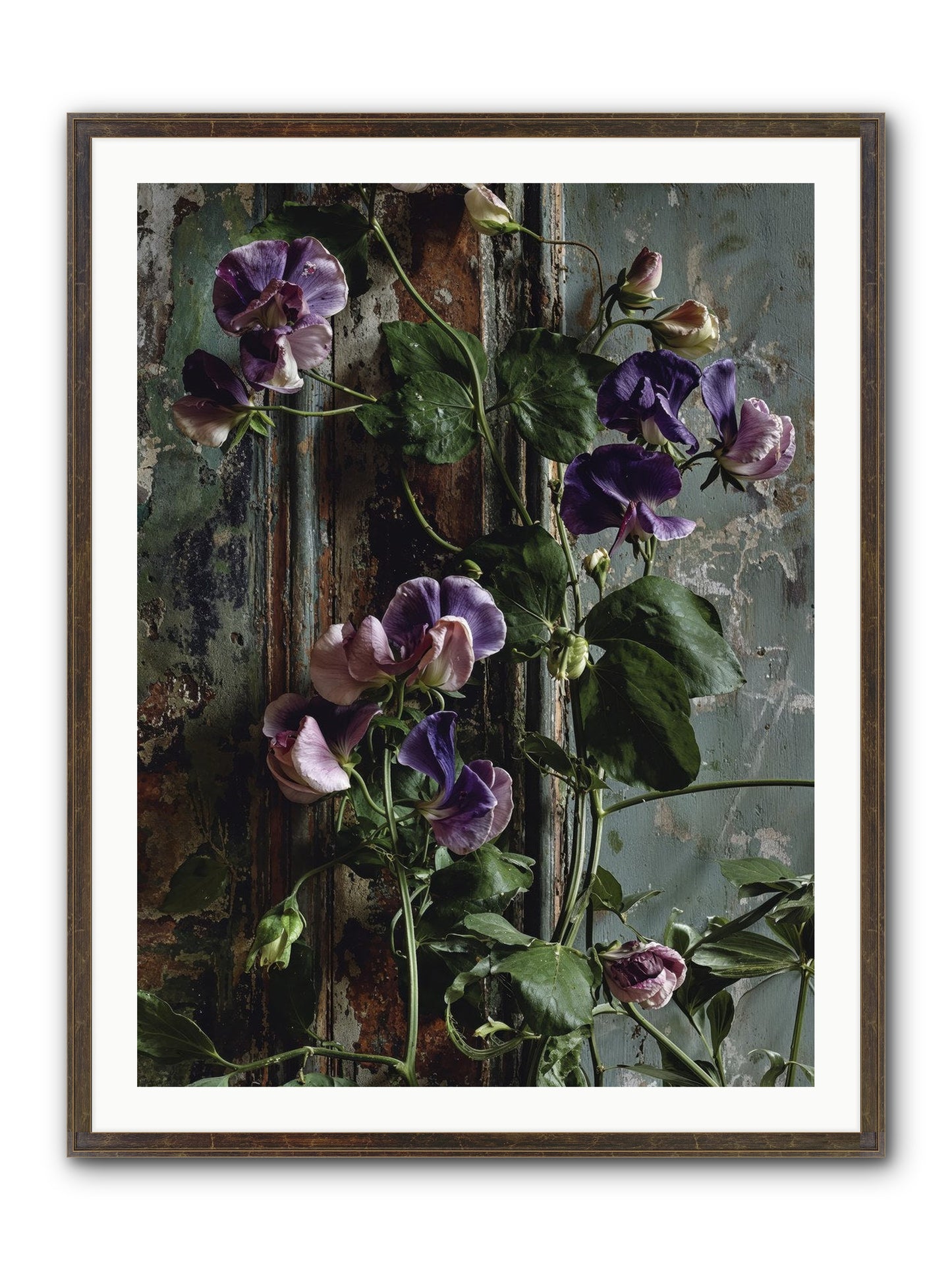 Garden Orphans Framed Print - Slimwoods Black/Gold 30x40