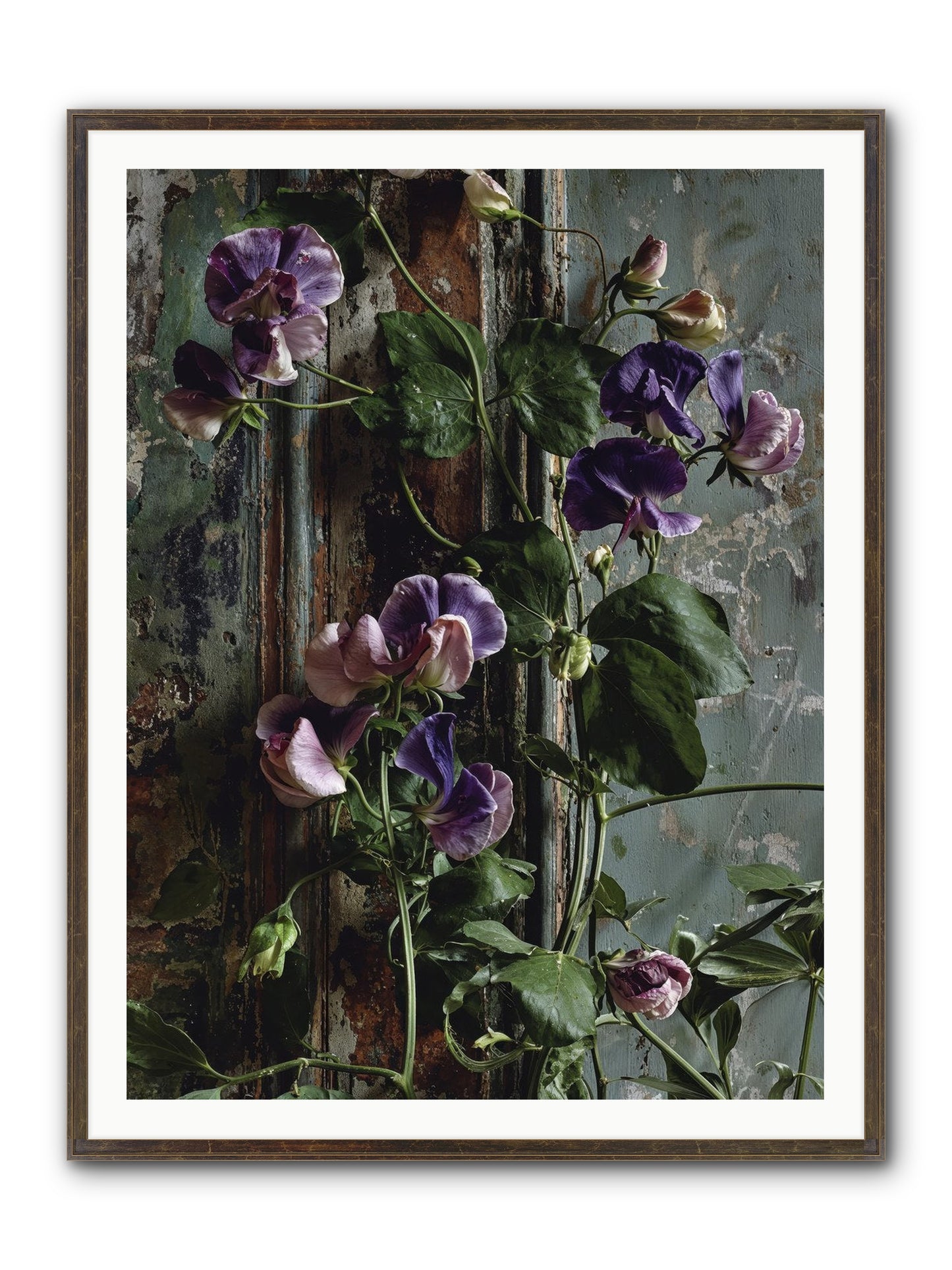 Garden Orphans Framed Print - Slimwoods Black/Gold 36x48