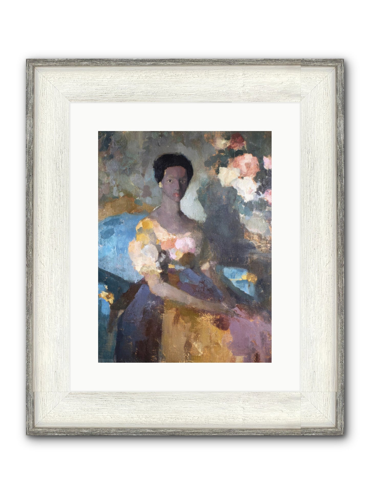Garden Suite On Rue Amour Framed Print - Driftwood White 12x16