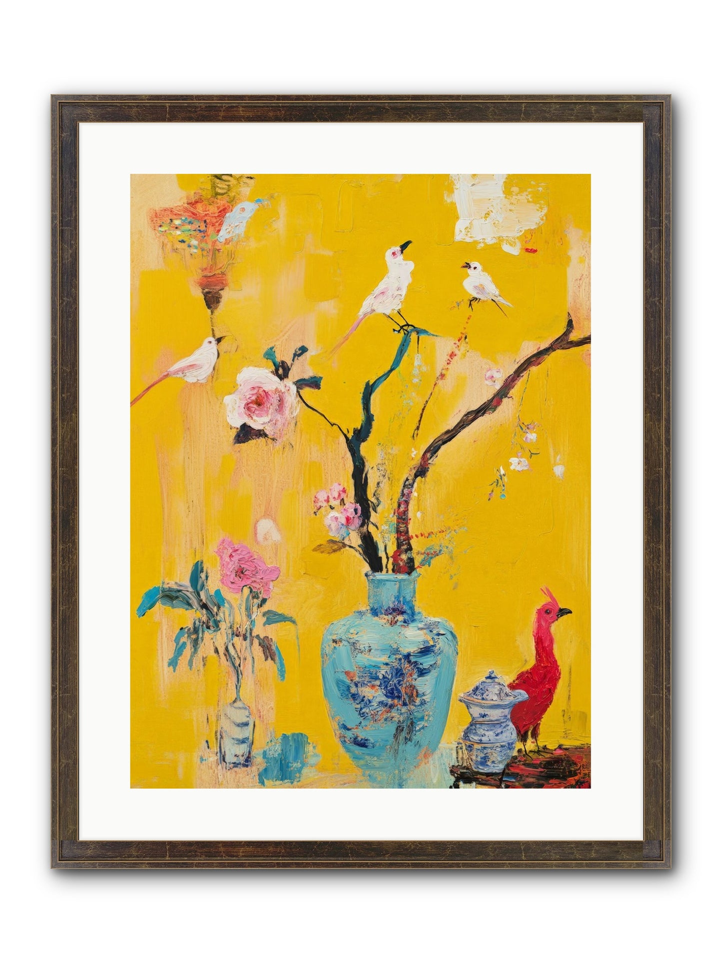 Gathered Wonder Framed Print - Slimwoods Black/Gold 18x24