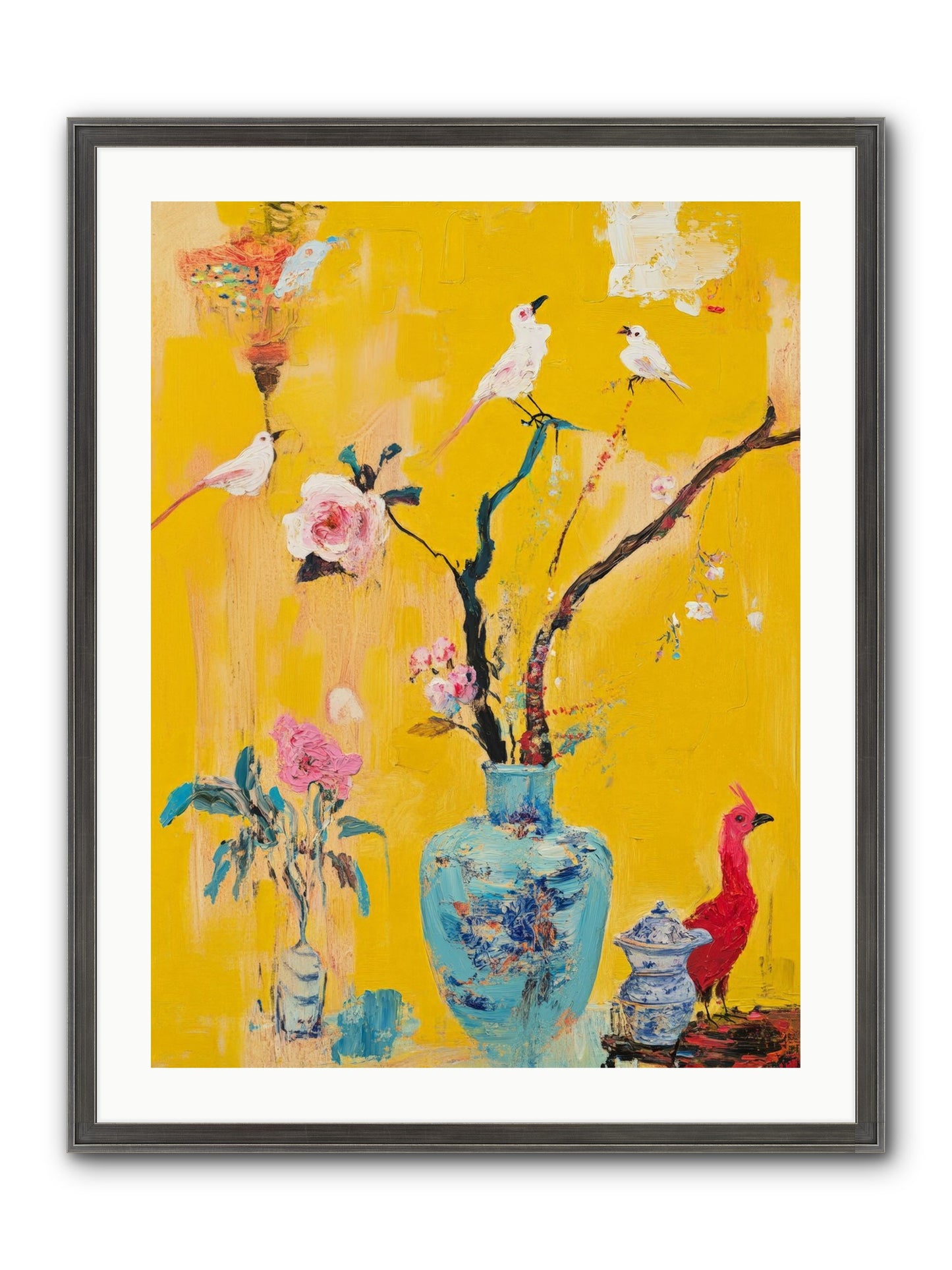 Gathered Wonder Framed Print - Slimwoods Black/Silver 24x32
