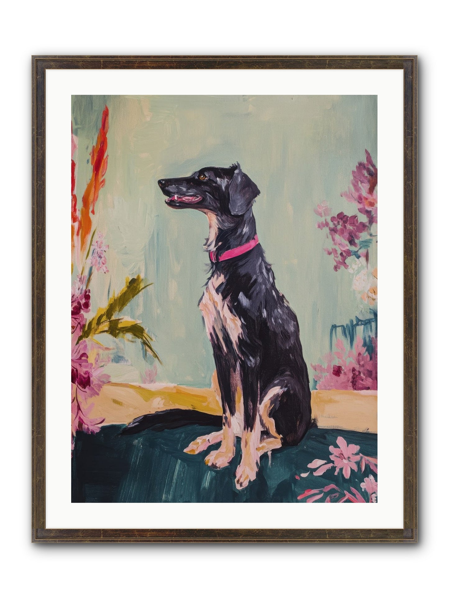 Gatsby Framed Print - Slimwoods Black/Gold 24x32