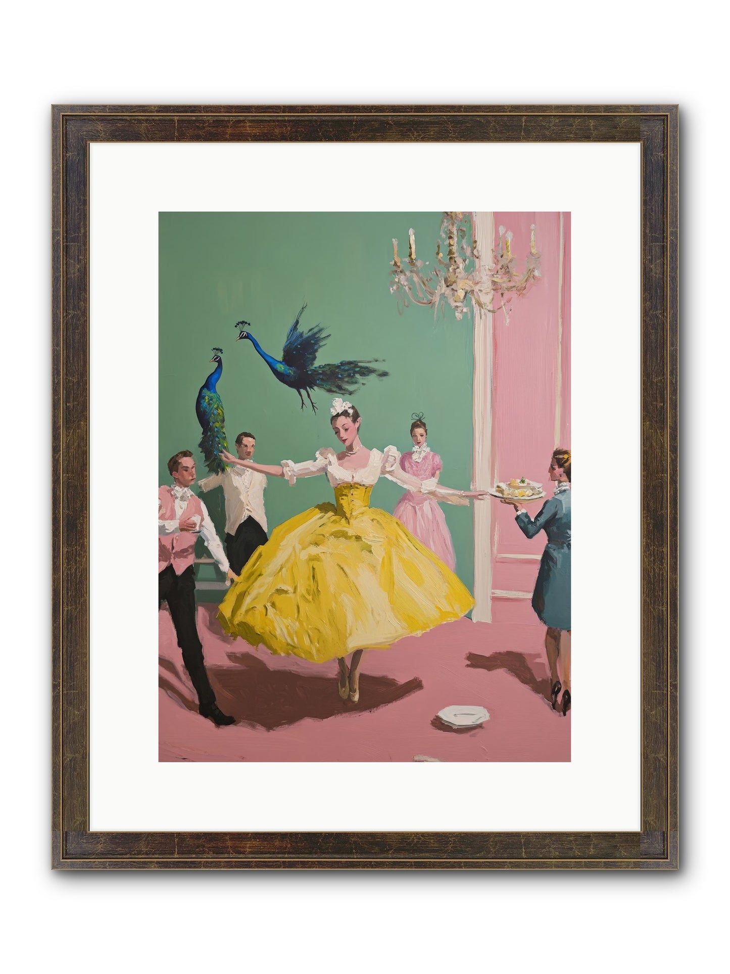 Gaze Upon Grace Framed Print - Slimwoods Black/Gold 12x16