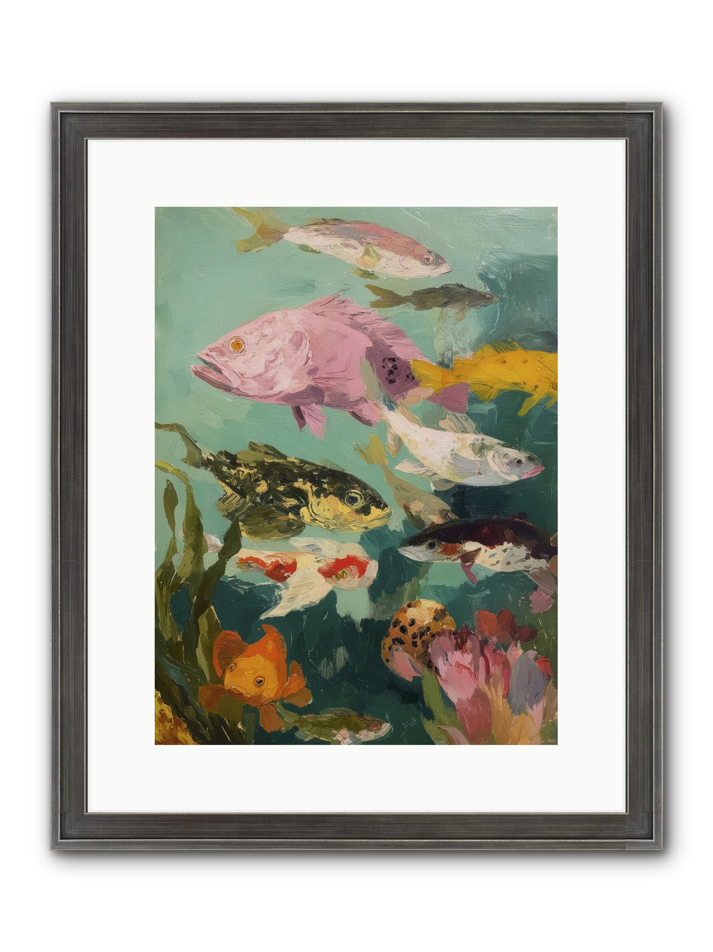 Gemstone Ballet Framed Print - Slimwoods Black/Silver 12x16