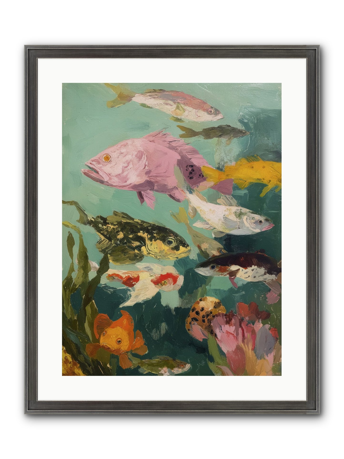 Gemstone Ballet Framed Print - Slimwoods Black/Silver 18x24