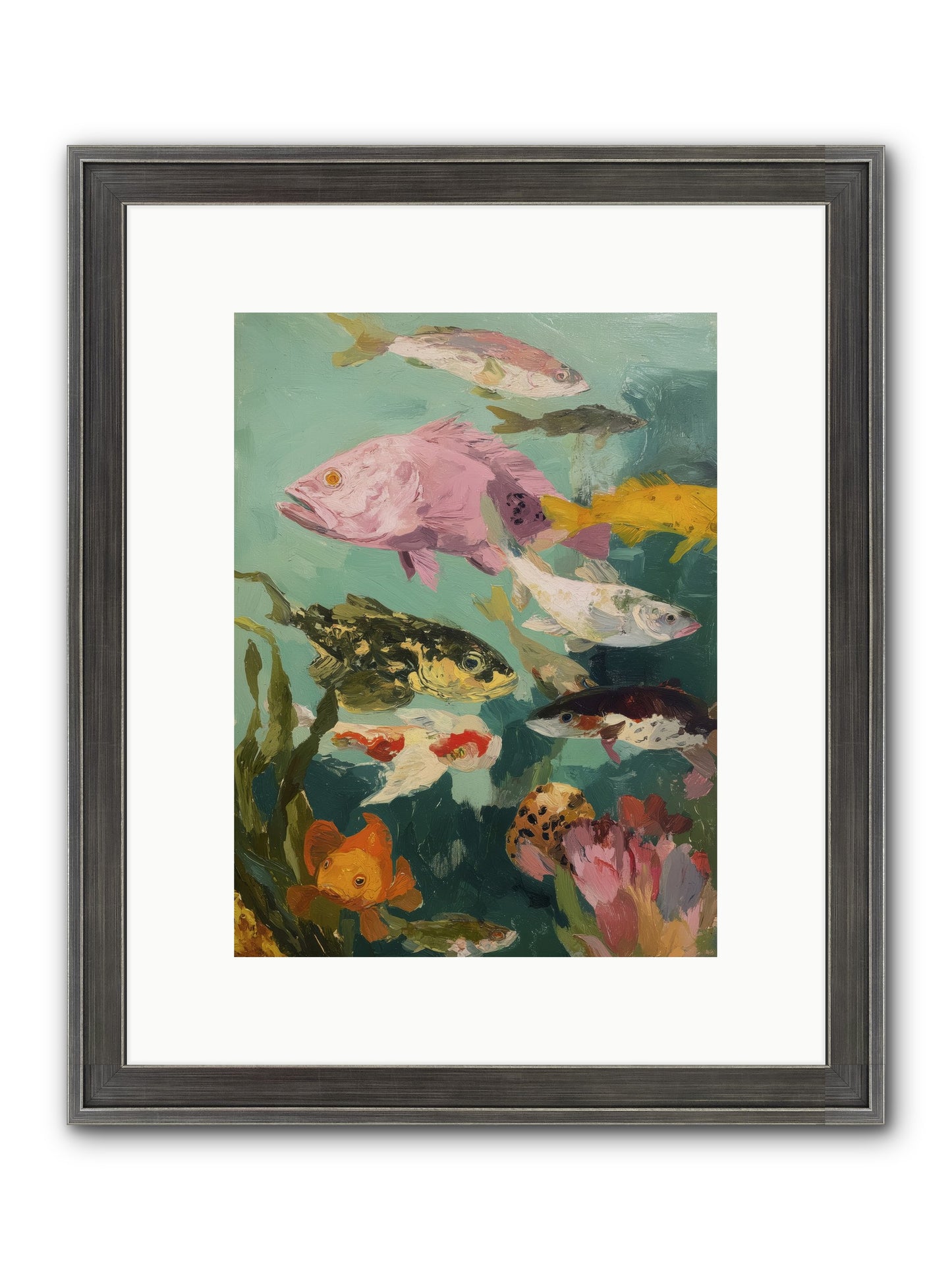 Gemstone Ballet Framed Print - Slimwoods Black/Silver 9x12