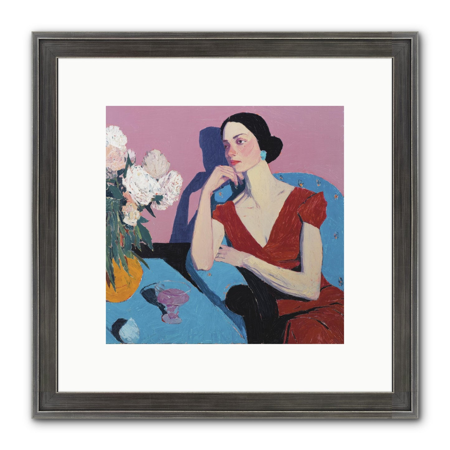 Generous Spirit Framed Print - Slimwoods Black/Silver 10x10