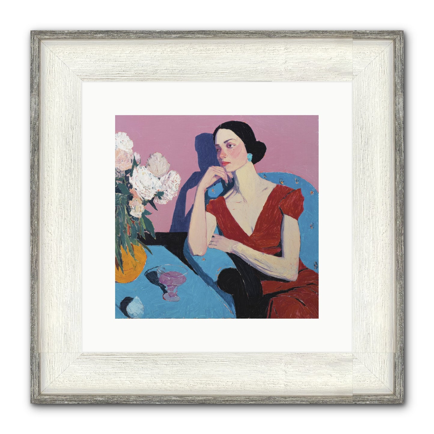 Generous Spirit Framed Print - Driftwood White 12x12