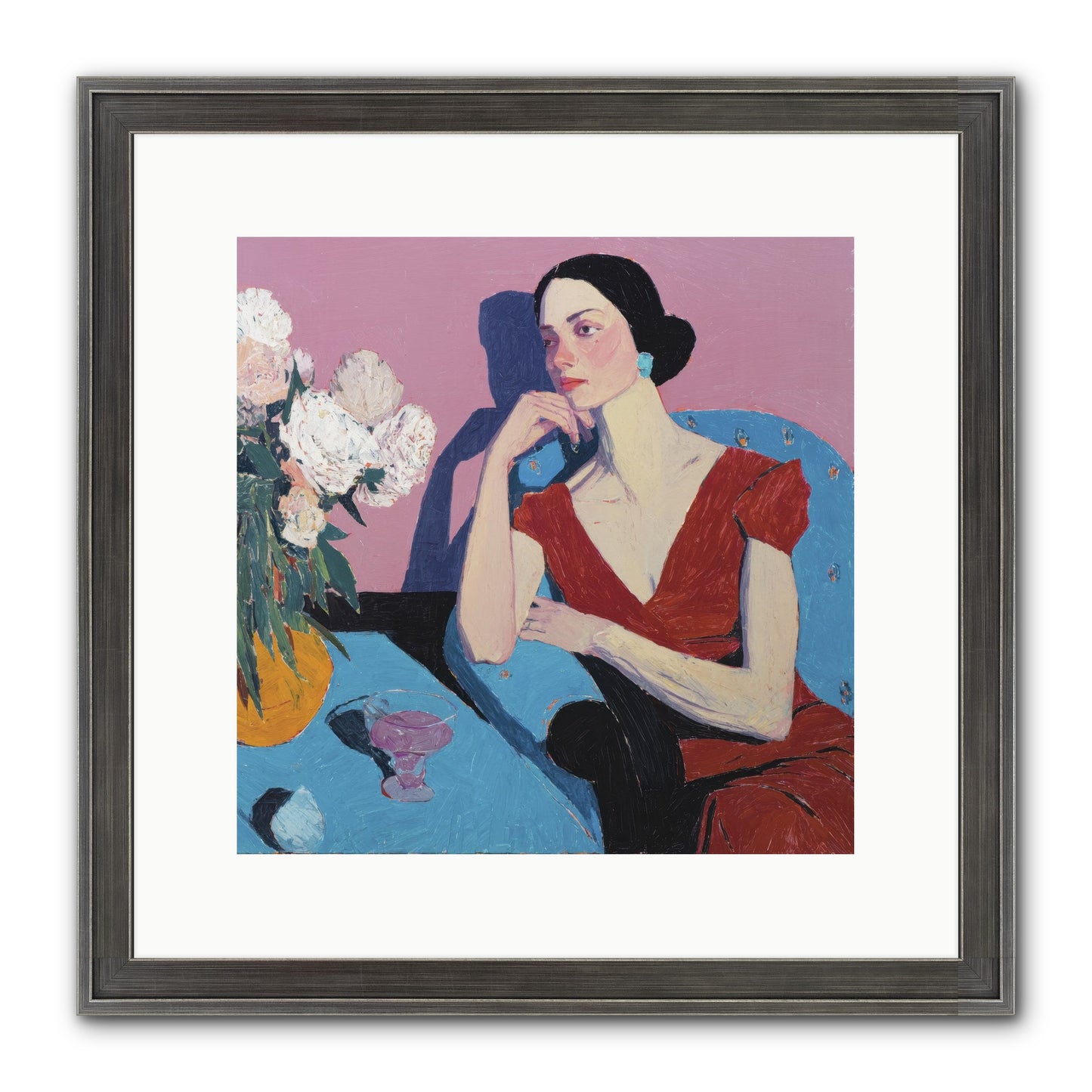 Generous Spirit Framed Print - Slimwoods Black/Silver 12x12