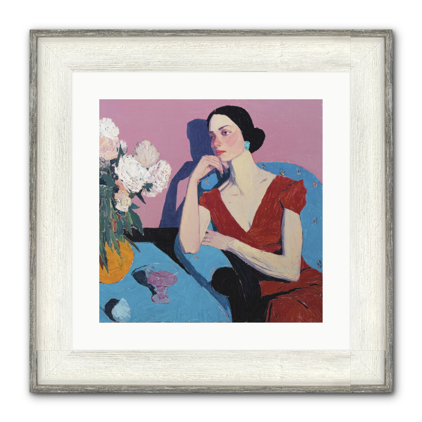 Generous Spirit Framed Print - Driftwood White 16x16
