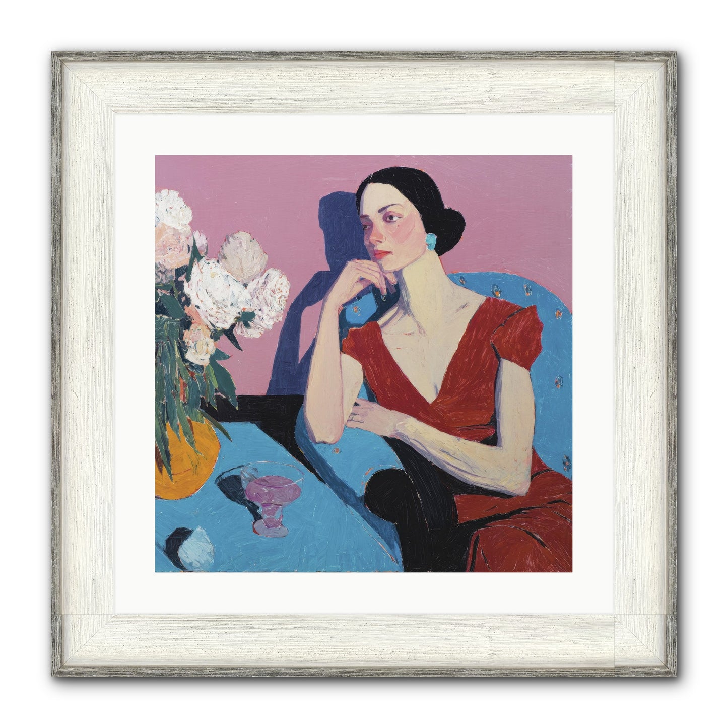 Generous Spirit Framed Print - Driftwood White 20x20