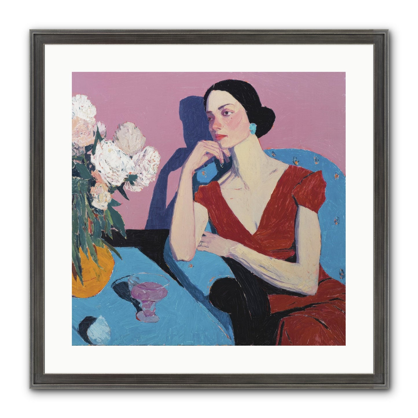 Generous Spirit Framed Print - Slimwoods Black/Silver 20x20