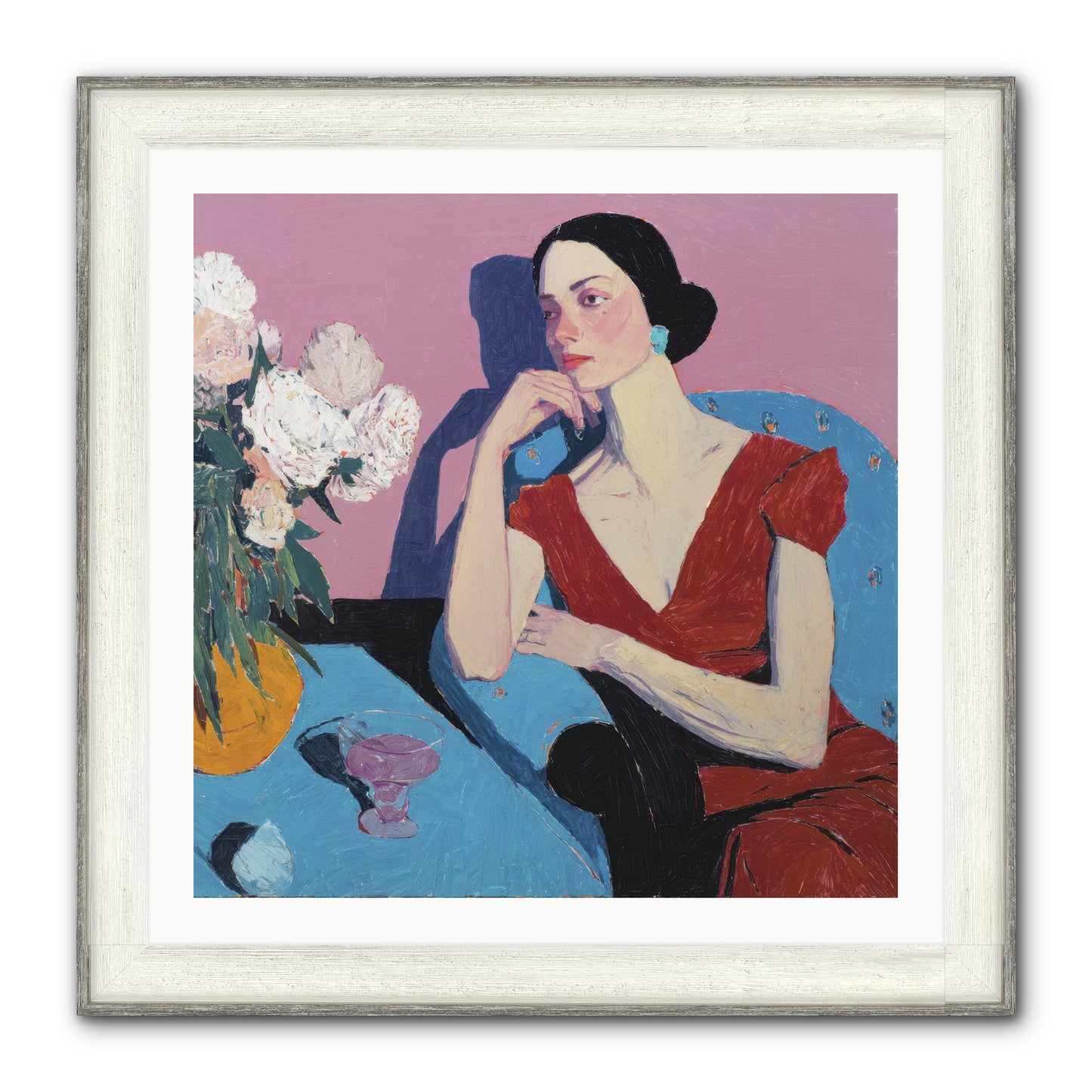 Generous Spirit Framed Print - Driftwood White 30x30