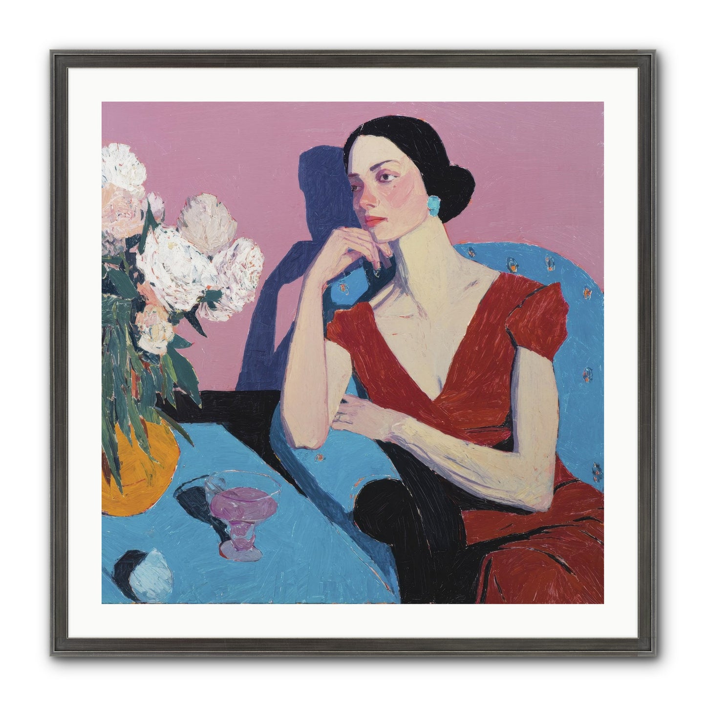 Generous Spirit Framed Print - Slimwoods Black/Silver 30x30