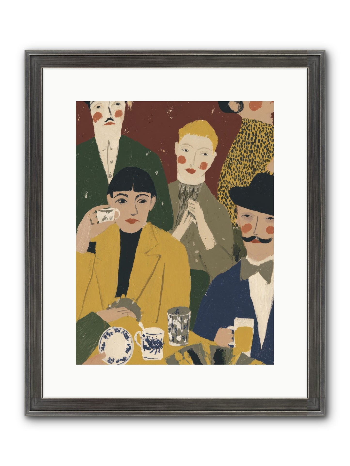 Gentle Chaos Framed Print - Slimwoods Black/Silver 12x16