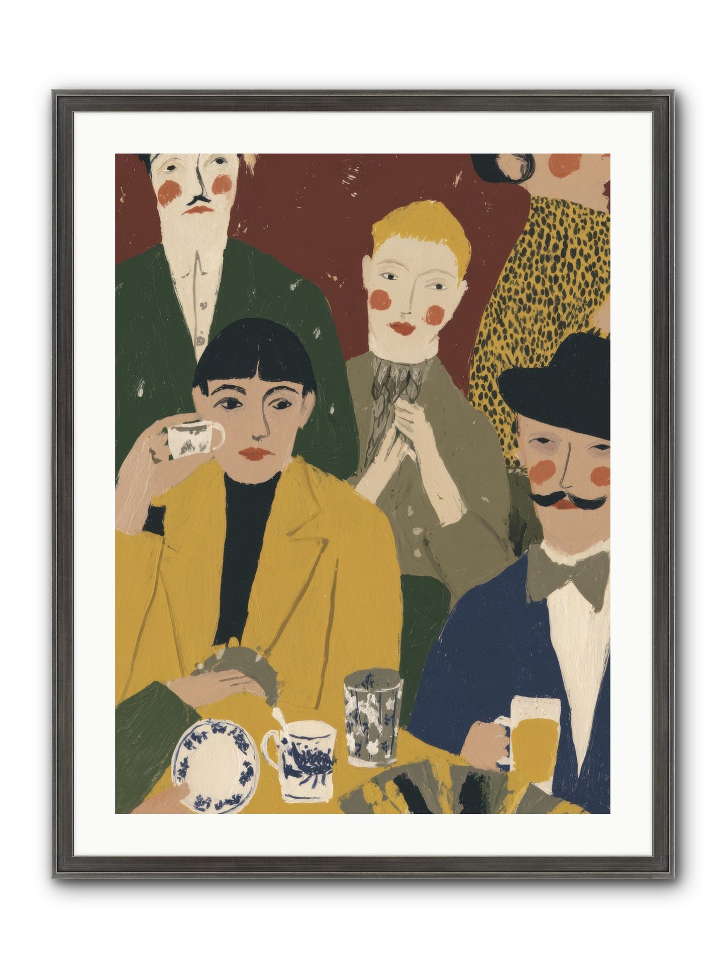 Gentle Chaos Framed Print - Slimwoods Black/Silver 24x32