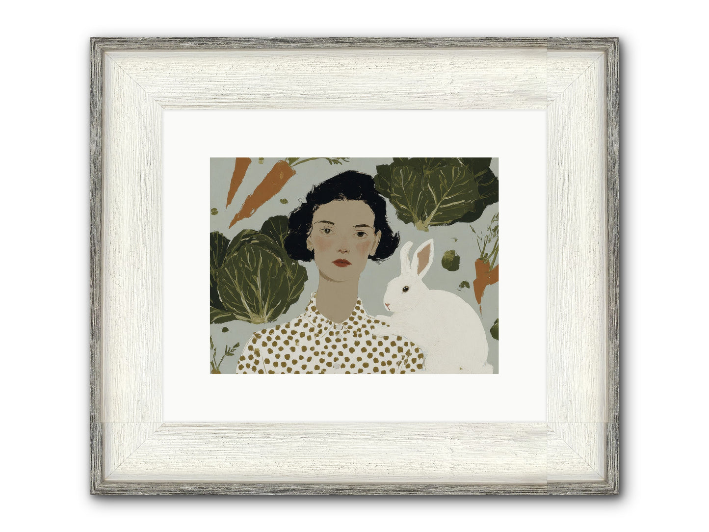Gentle Persistence Framed Print - Driftwood White 12x9
