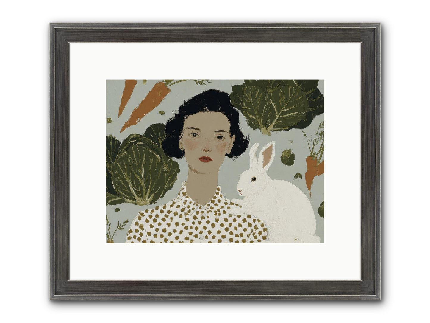 Gentle Persistence Framed Print - Slimwoods Black/Silver 12x9