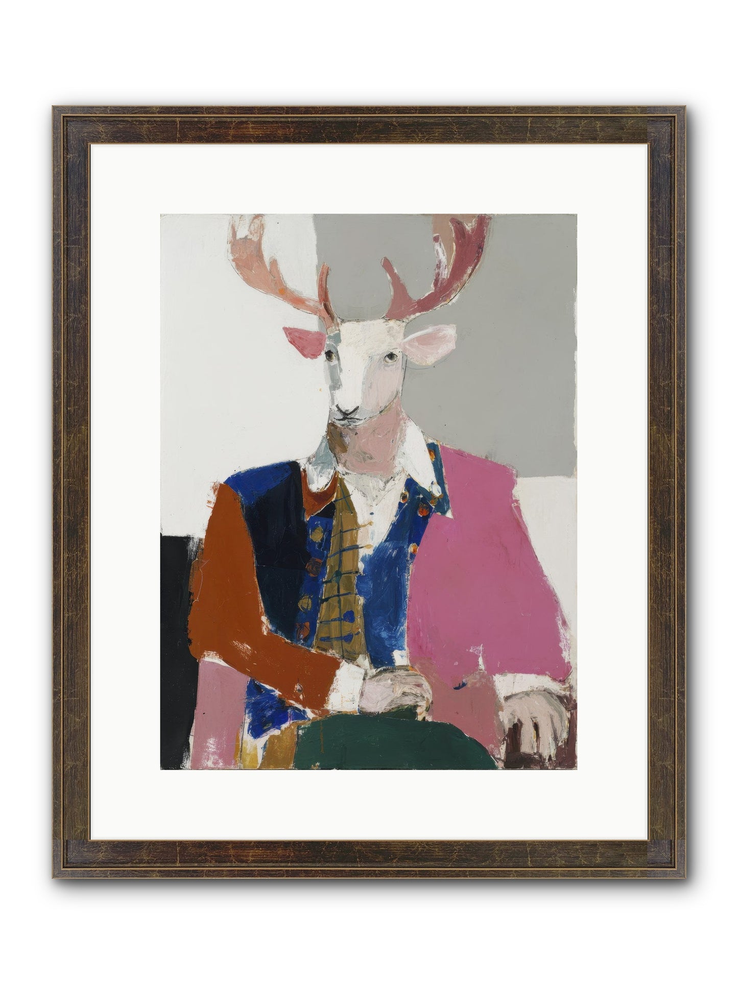Gentleman Of The Woodland Court Framed Print - Slimwoods Black/Gold 12x16