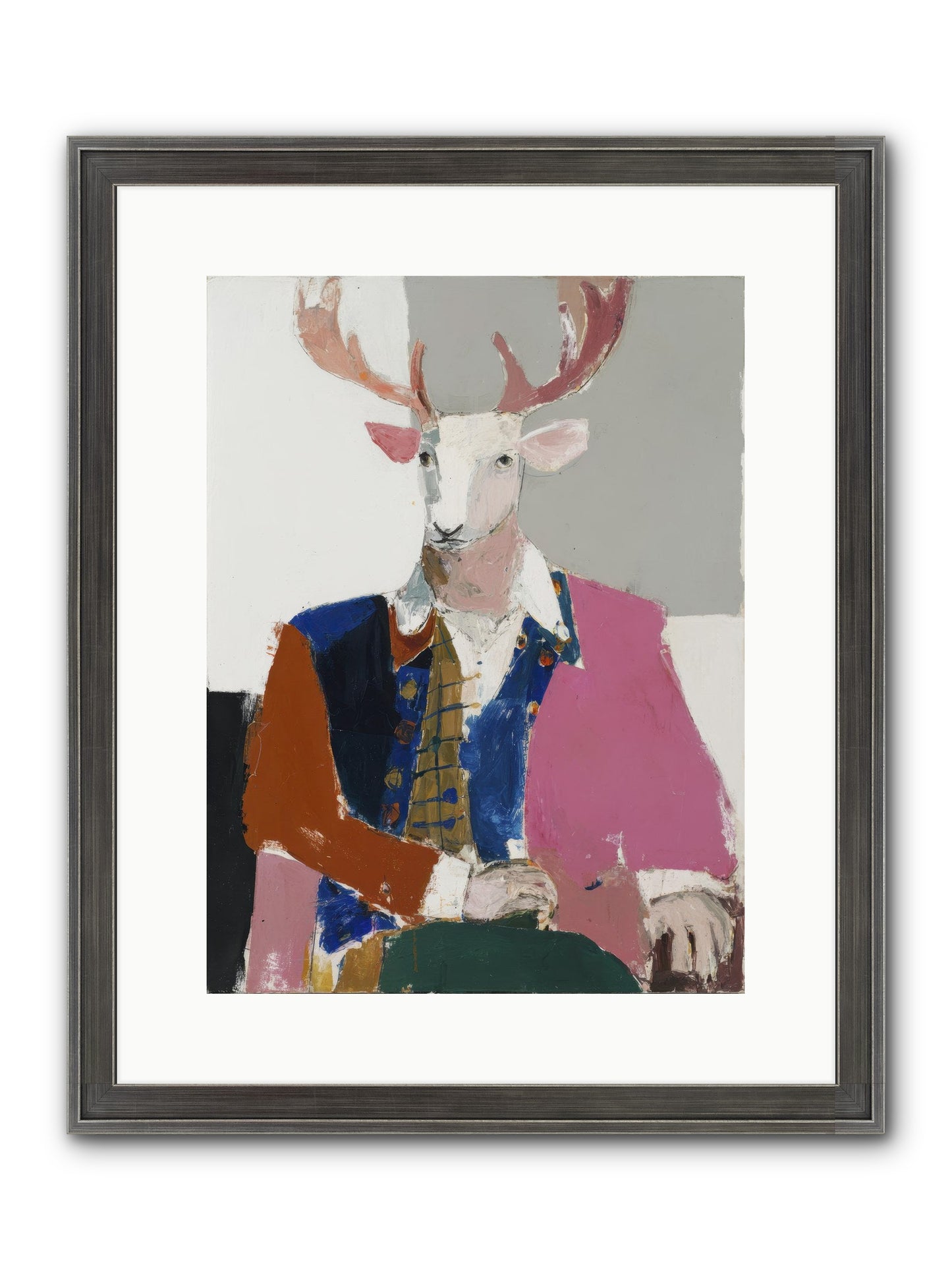 Gentleman Of The Woodland Court Framed Print - Slimwoods Black/Silver 12x16