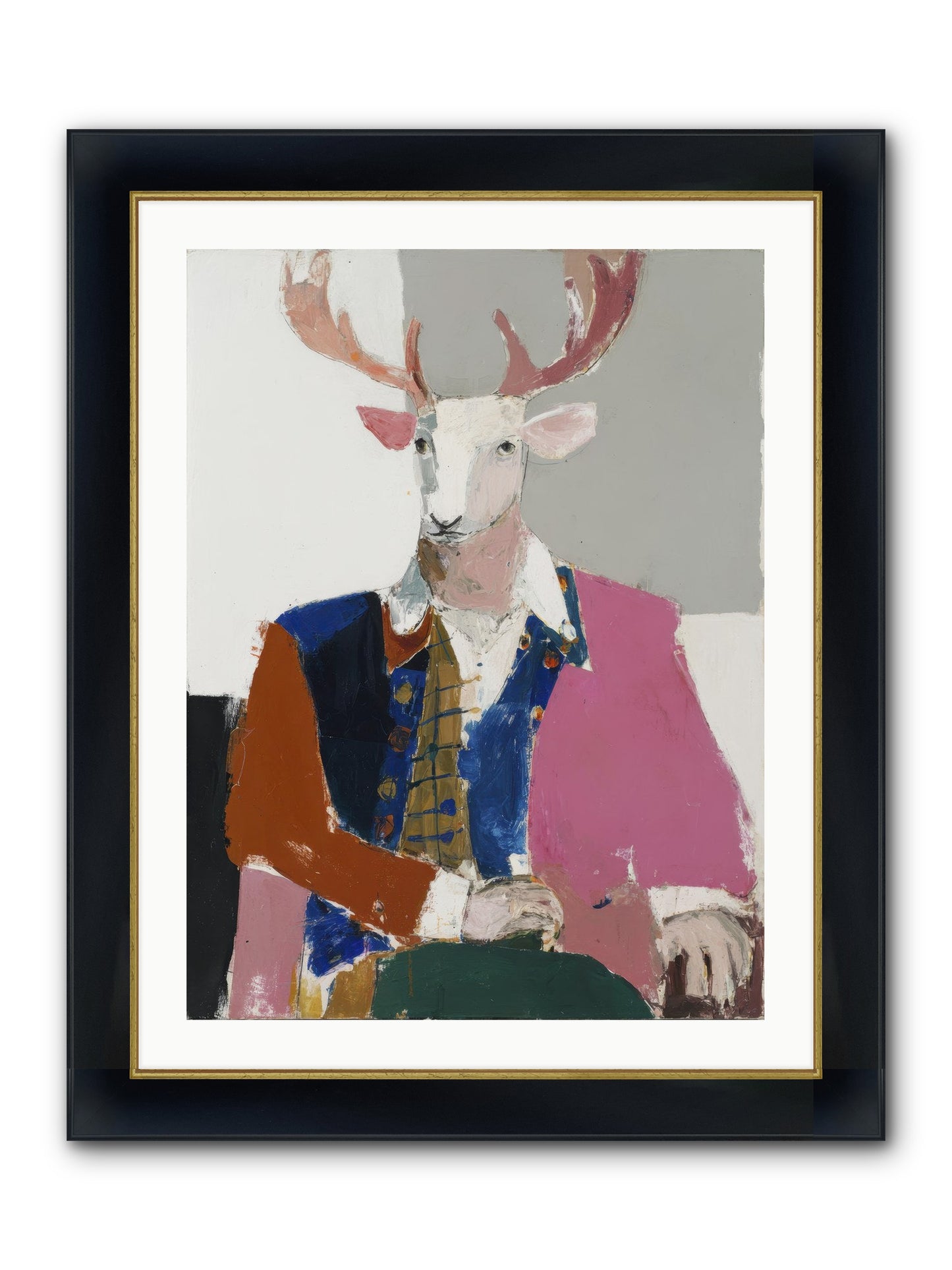 Gentleman Of The Woodland Court Framed Print - Wide Black w/Gold 24x32