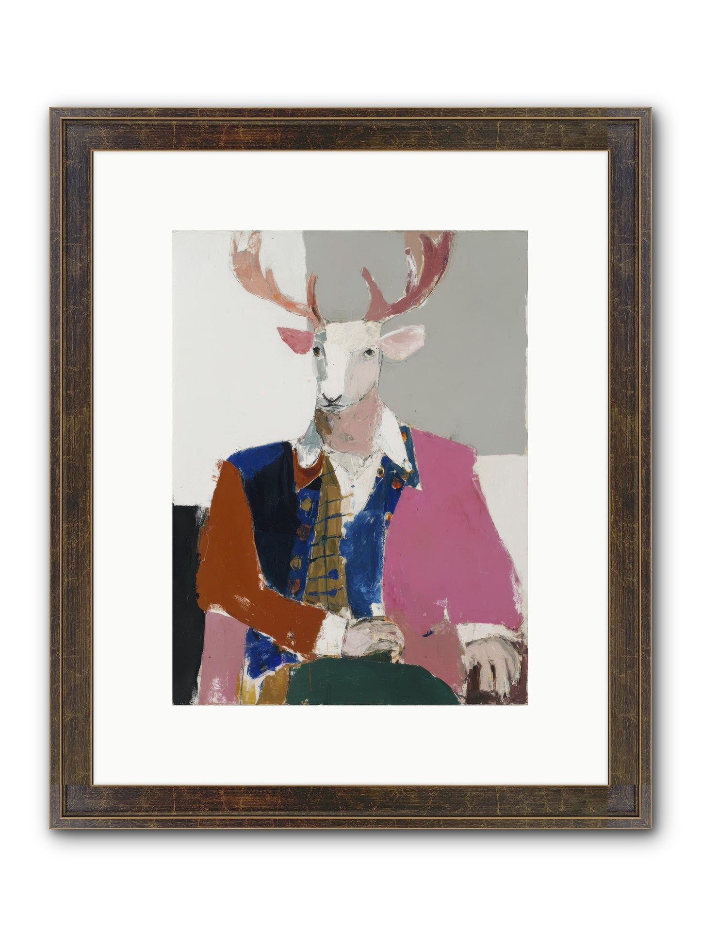 Gentleman Of The Woodland Court Framed Print - Slimwoods Black/Gold 9x12