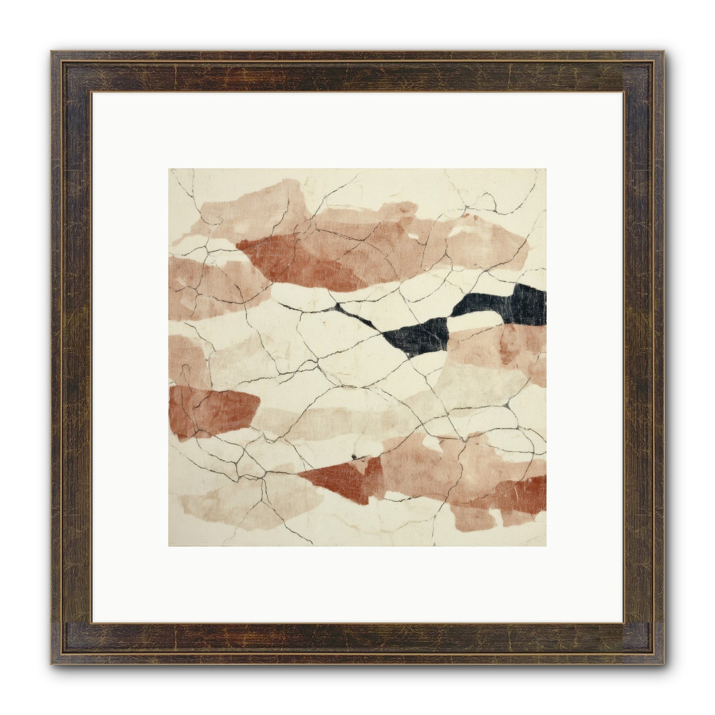 Gilded Ashes Framed Print - Slimwoods Black/Gold 10x10