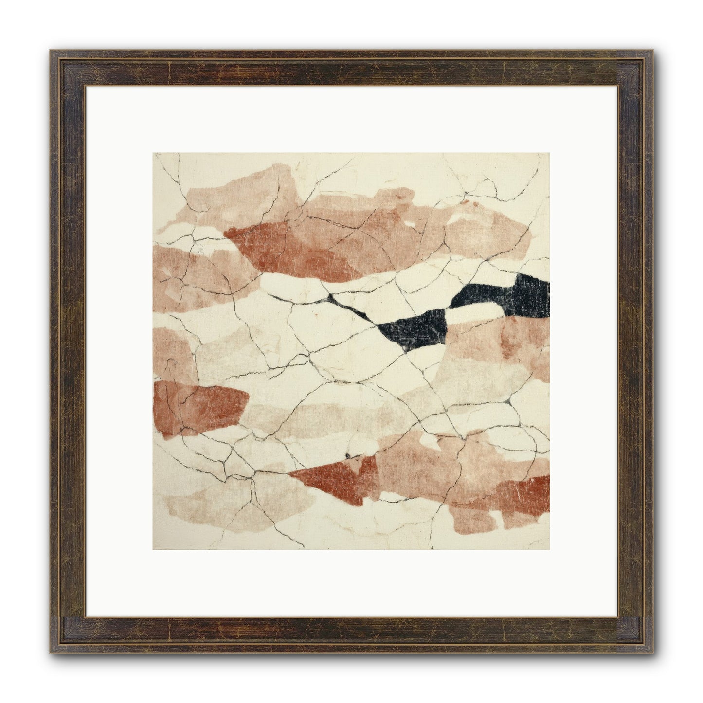 Gilded Ashes Framed Print - Slimwoods Black/Gold 12x12