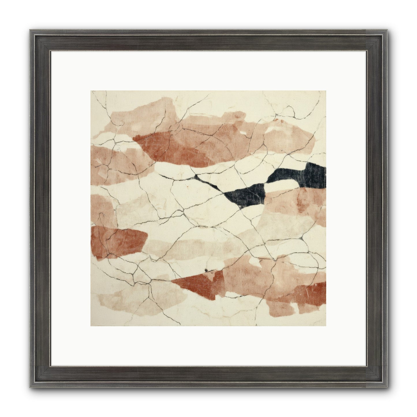 Gilded Ashes Framed Print - Slimwoods Black/Silver 12x12
