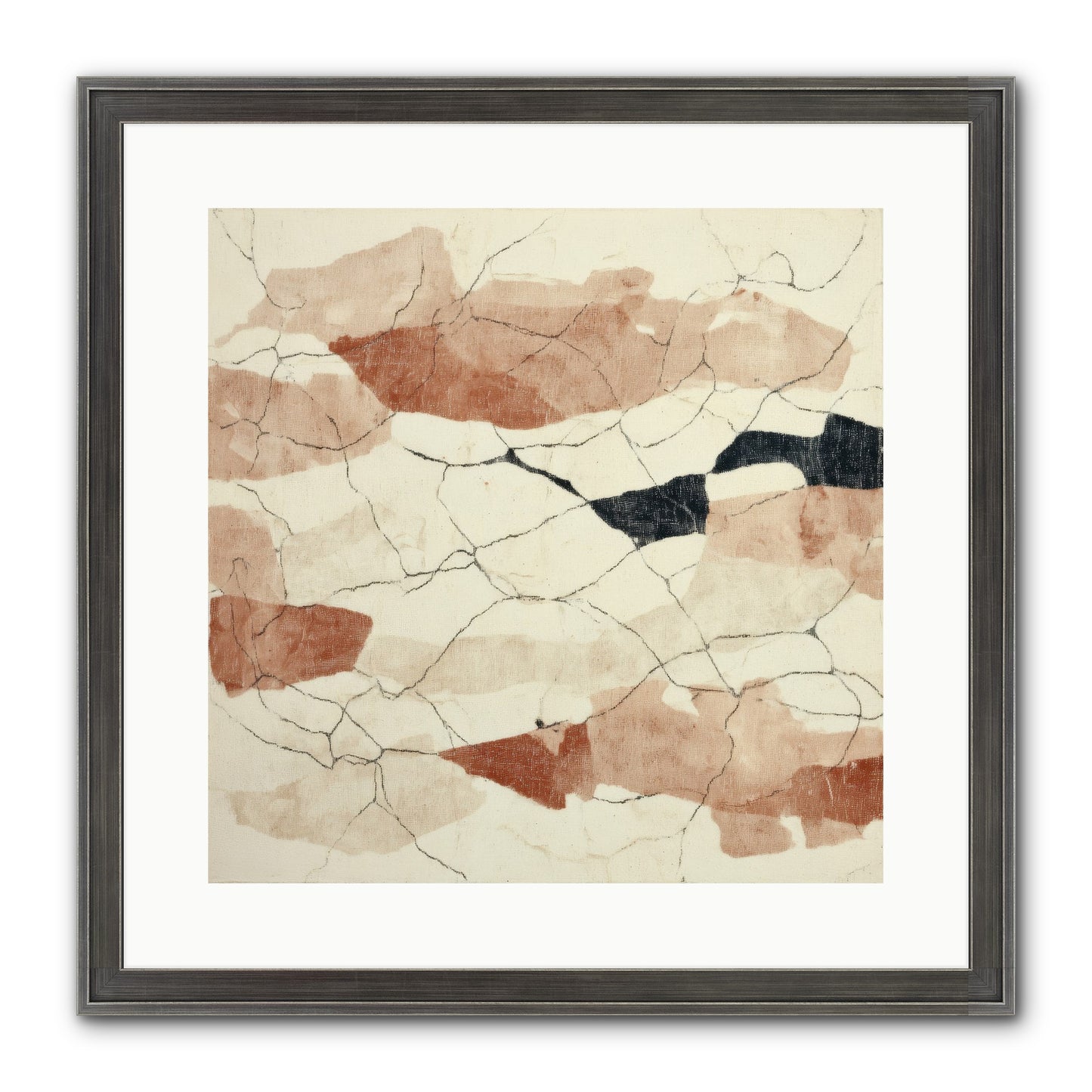 Gilded Ashes Framed Print - Slimwoods Black/Silver 16x16