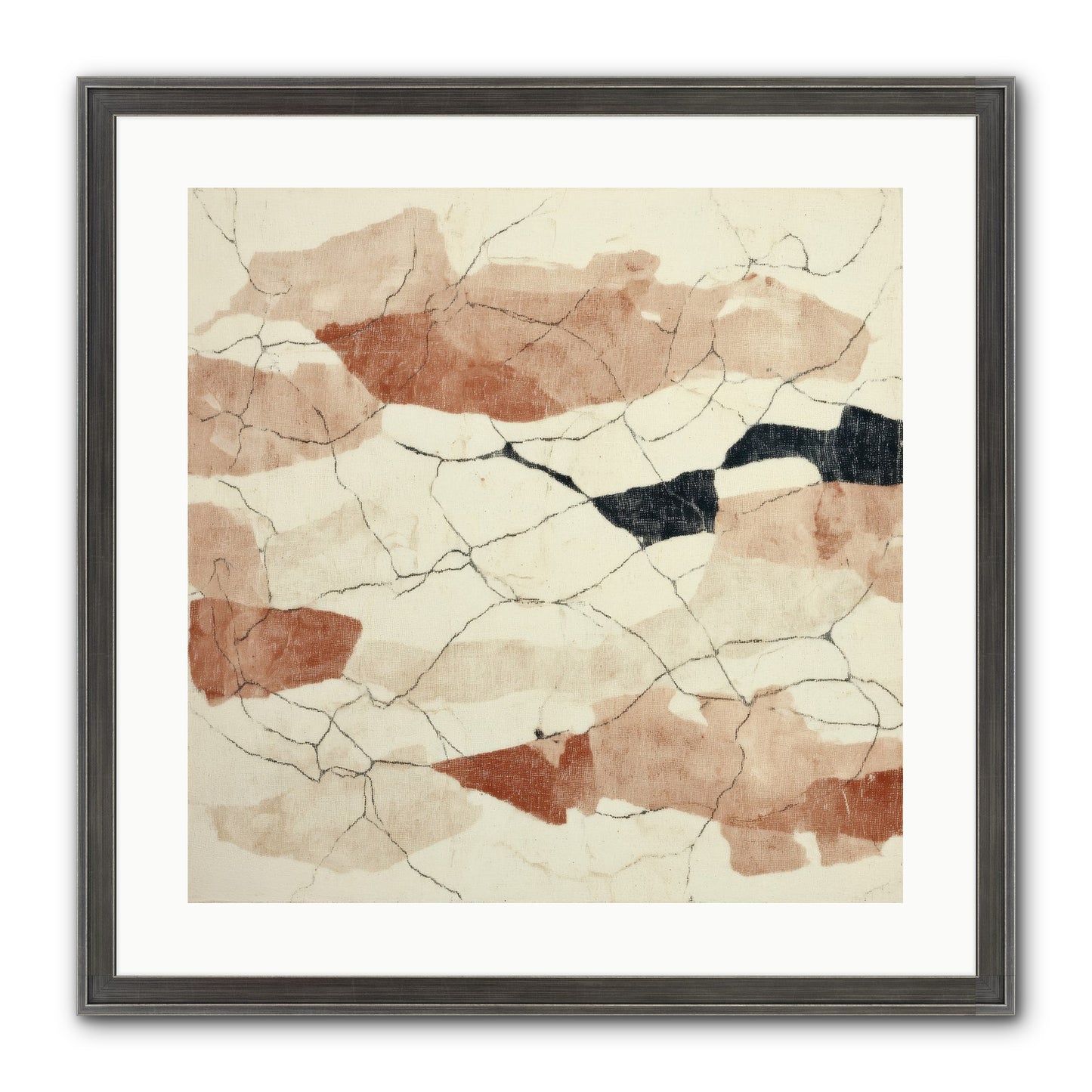 Gilded Ashes Framed Print - Slimwoods Black/Silver 20x20