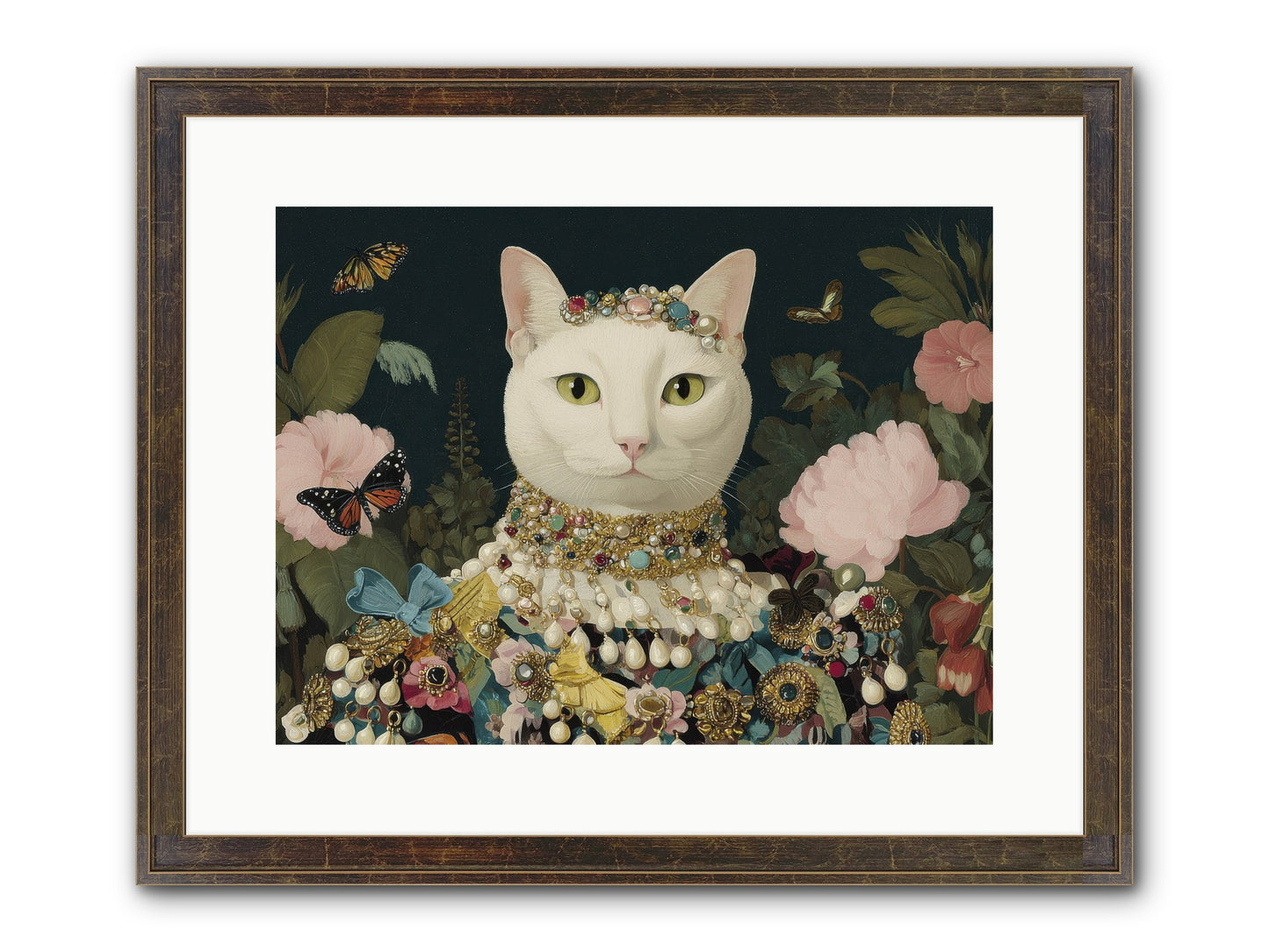 Gilded Daydream Framed Print - Slimwoods Black/Gold 16x12